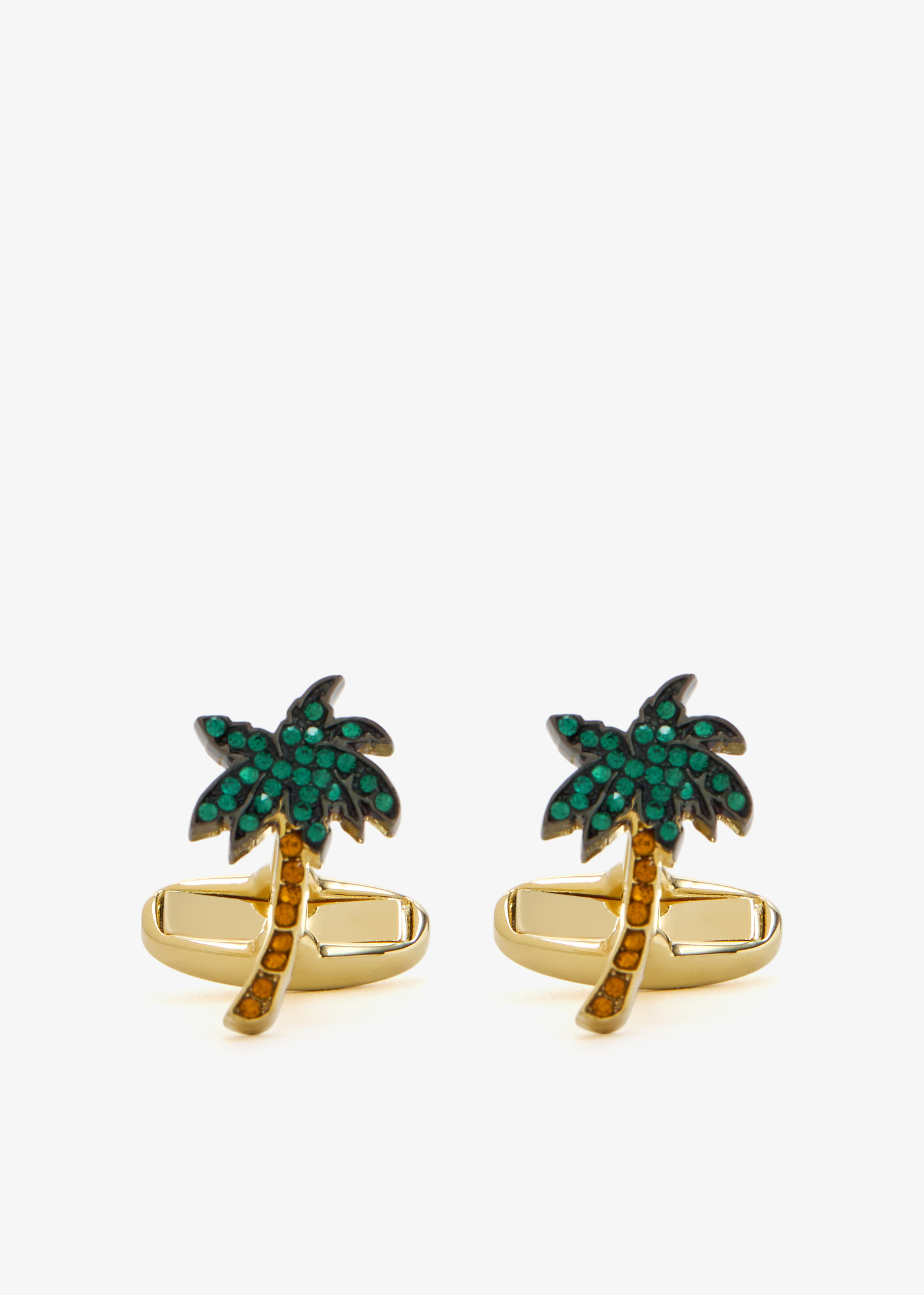 Paul Smith Palm Tree cufflinks for Men - Gold in UAE | Level