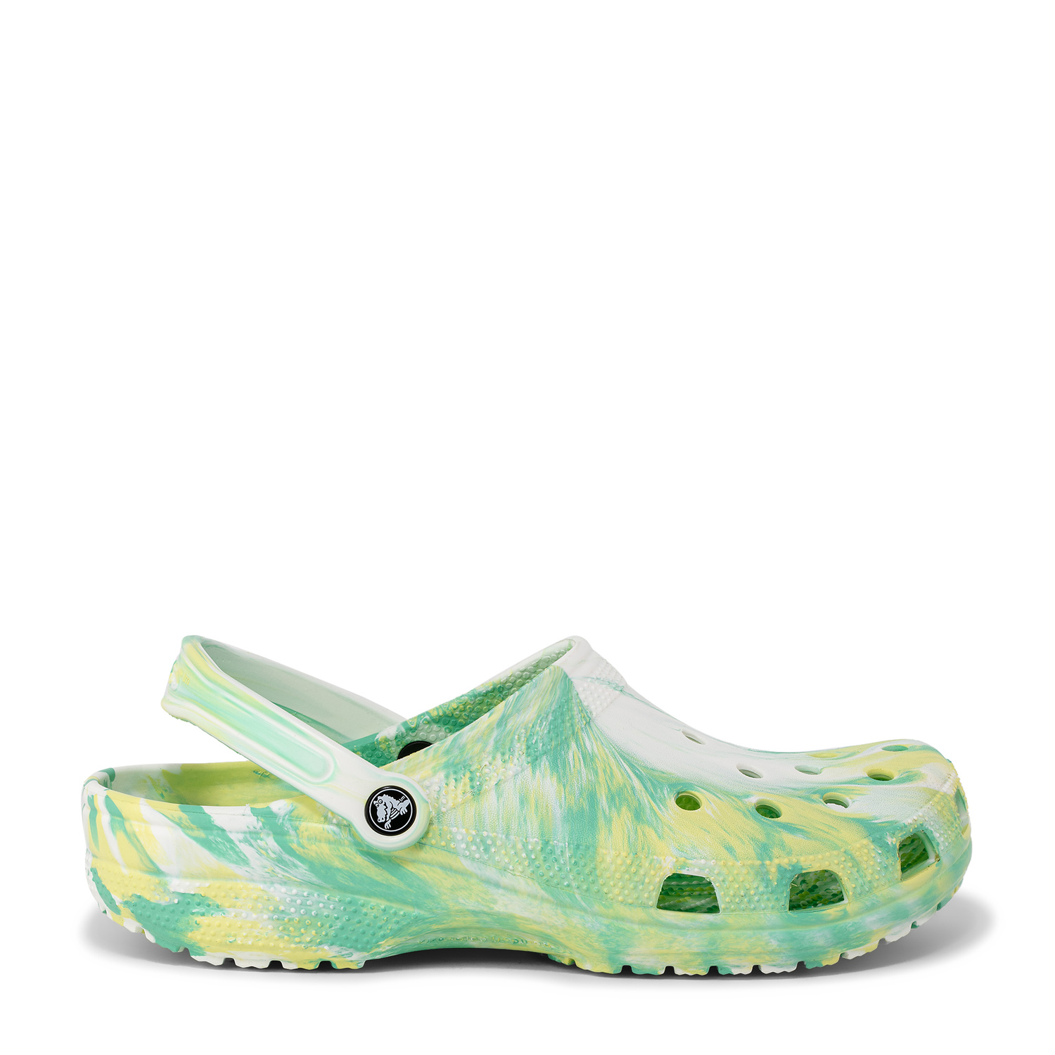 Crocs Classic marbled clogs for Men - Green in USA | Level Shoes display picture 1