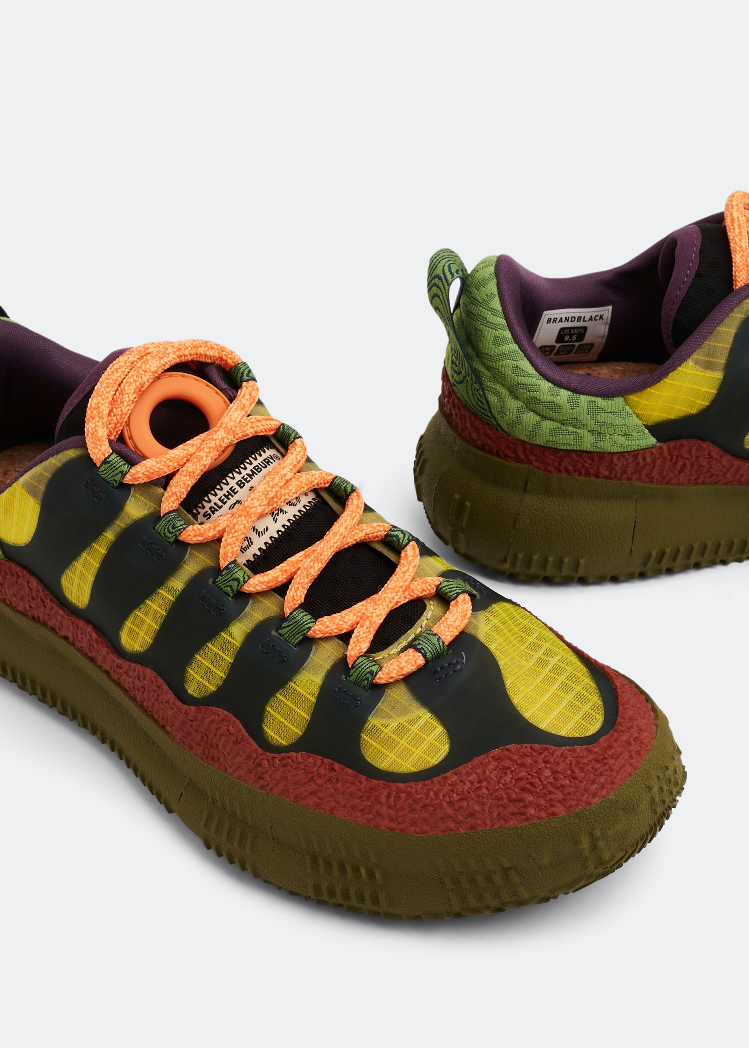 BrandBlack By Salehe Bembury Shoes / Olive Multicolor / M856BB / Men\'s 11.5 NEW Brandblack x Salehe Bembury sneakers for Men - Brown in USA  main image 3