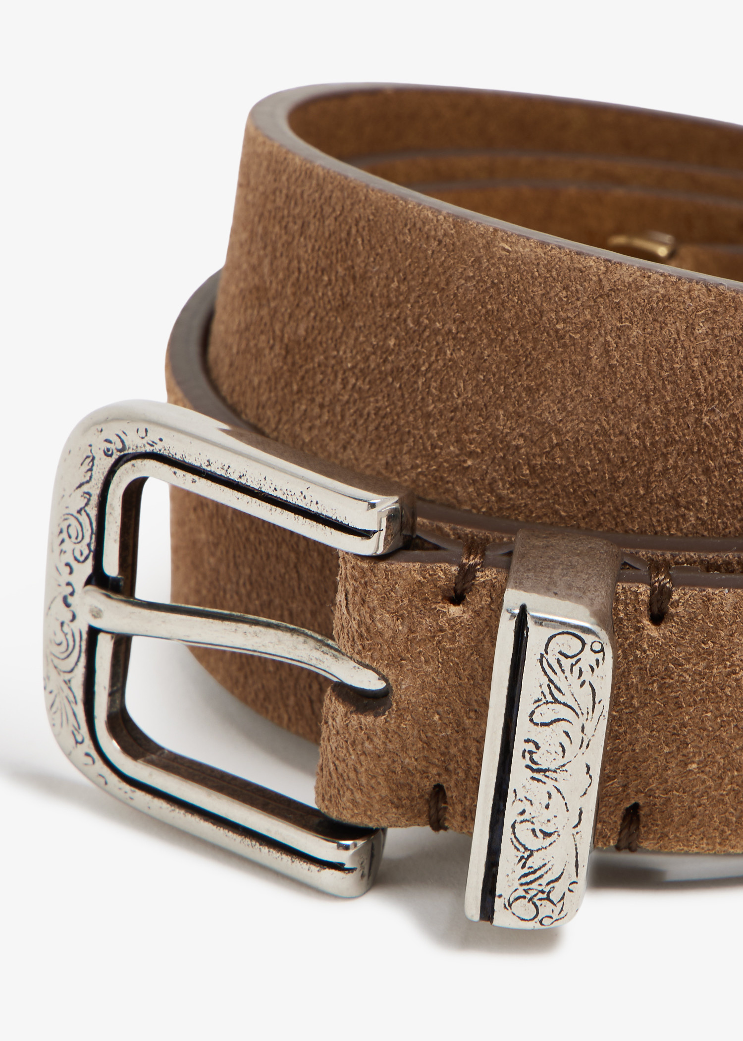 ベルト BRUNELLO CUCINELLI FW25 Suede belt (MAUGP259 C2692) BRUNELLO CUCINELLI Suede belt | NET-A-PORTER