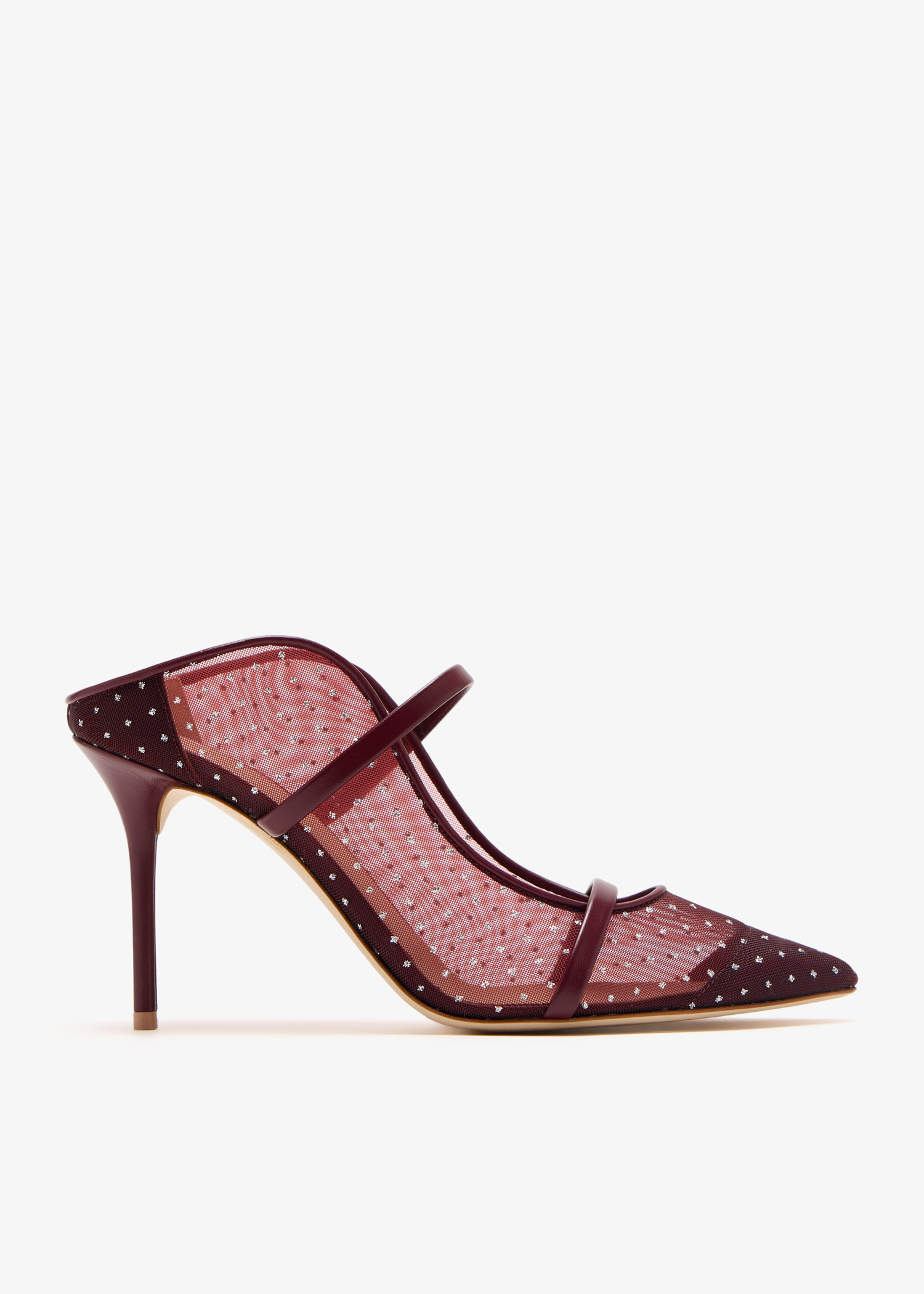 MALONE SOULIERS MAUREEN70325PINKBERRY 関税送料込 Malone Souliers Maureen 85 mules for Women - Burgundy in UAE