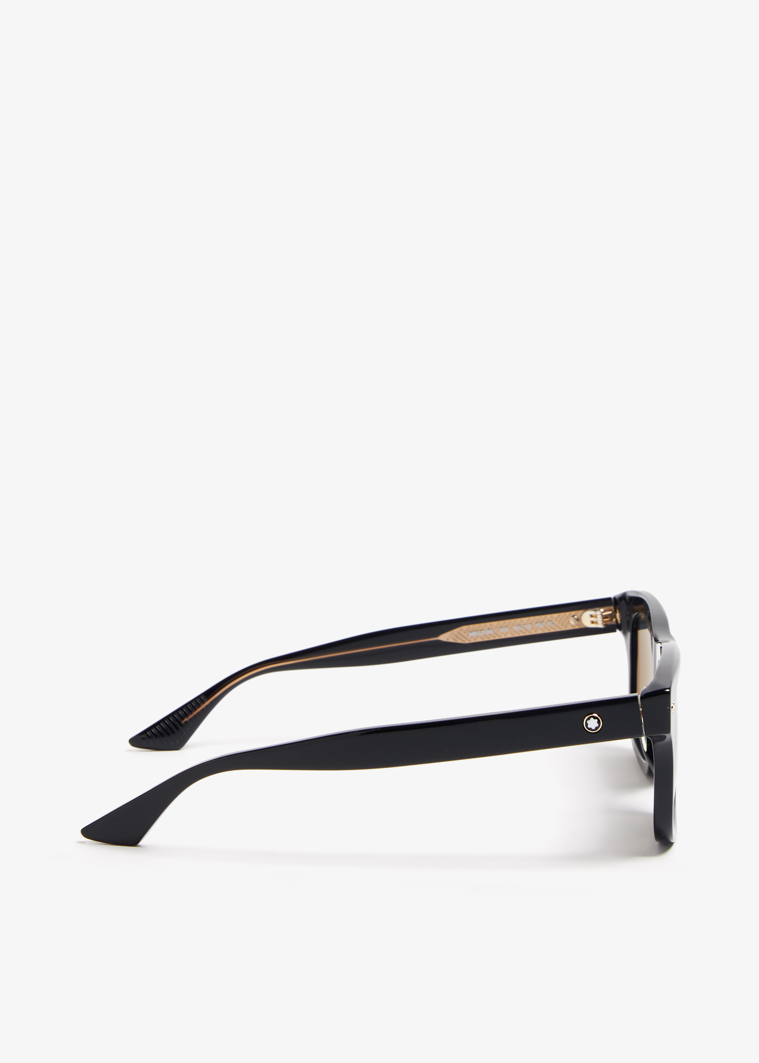 Montblanc Rectangular sunglasses for Men - Black in UAE