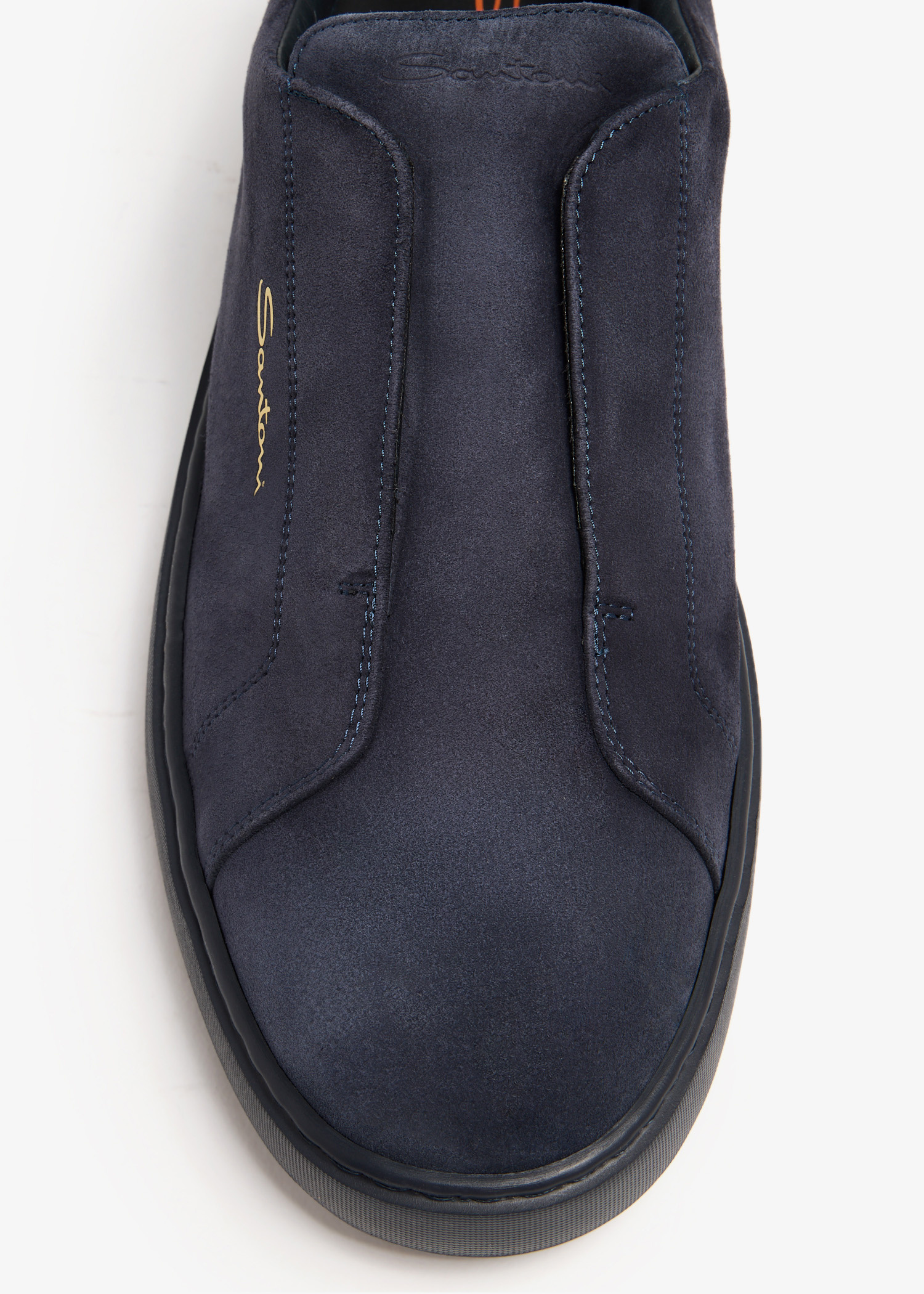 スニーカー SANTONI FW25 Suede slip-on trainer (MBCD21995SMOTSEY T50) Santoni Suede slip-on sneakers for Men - Brown in UAE