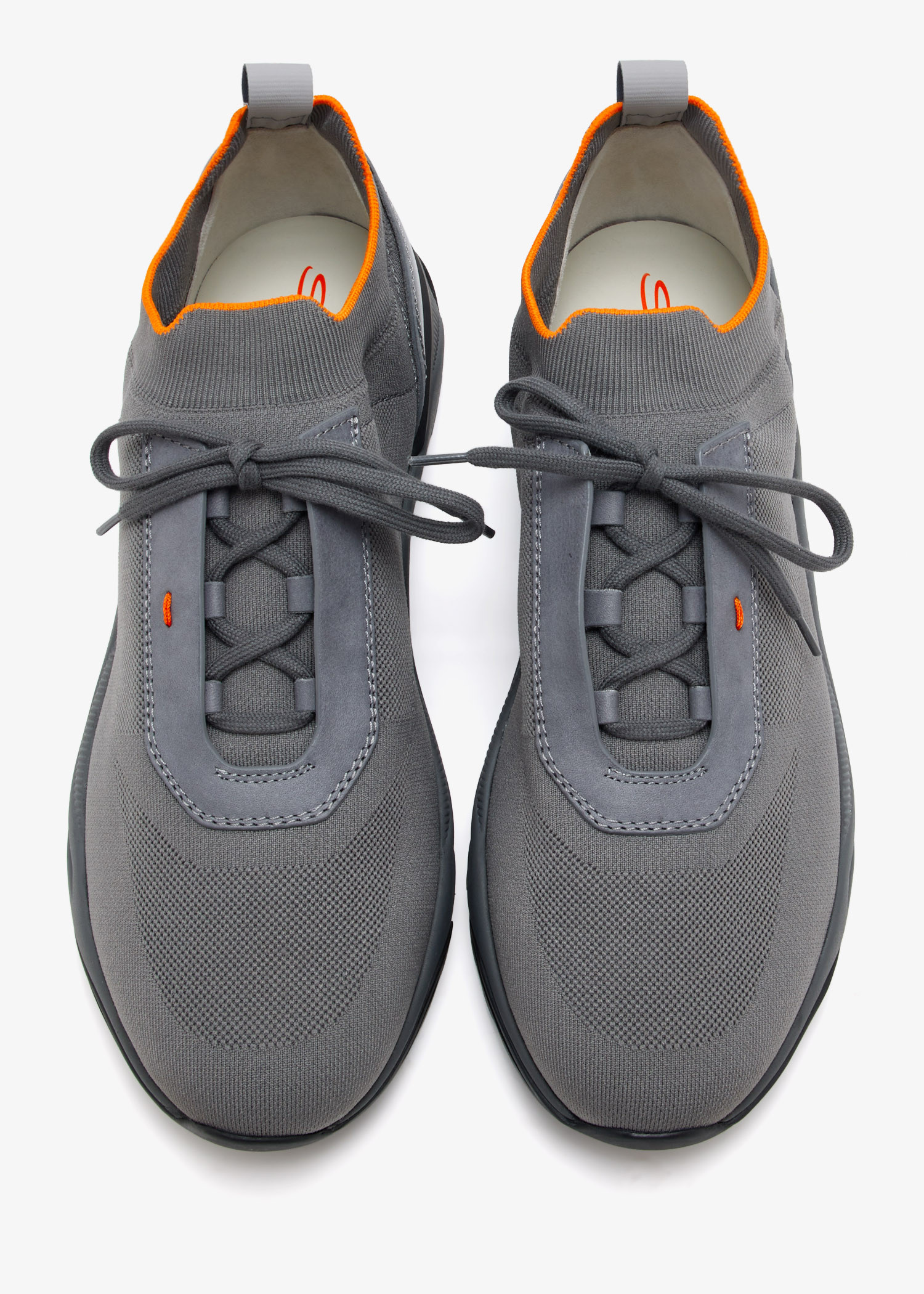 Santoni Knit sneakers for Men - Grey in UAE | Level Shoes Santoni Knit sneakers for Men - Grey in UAE | Level Shoes