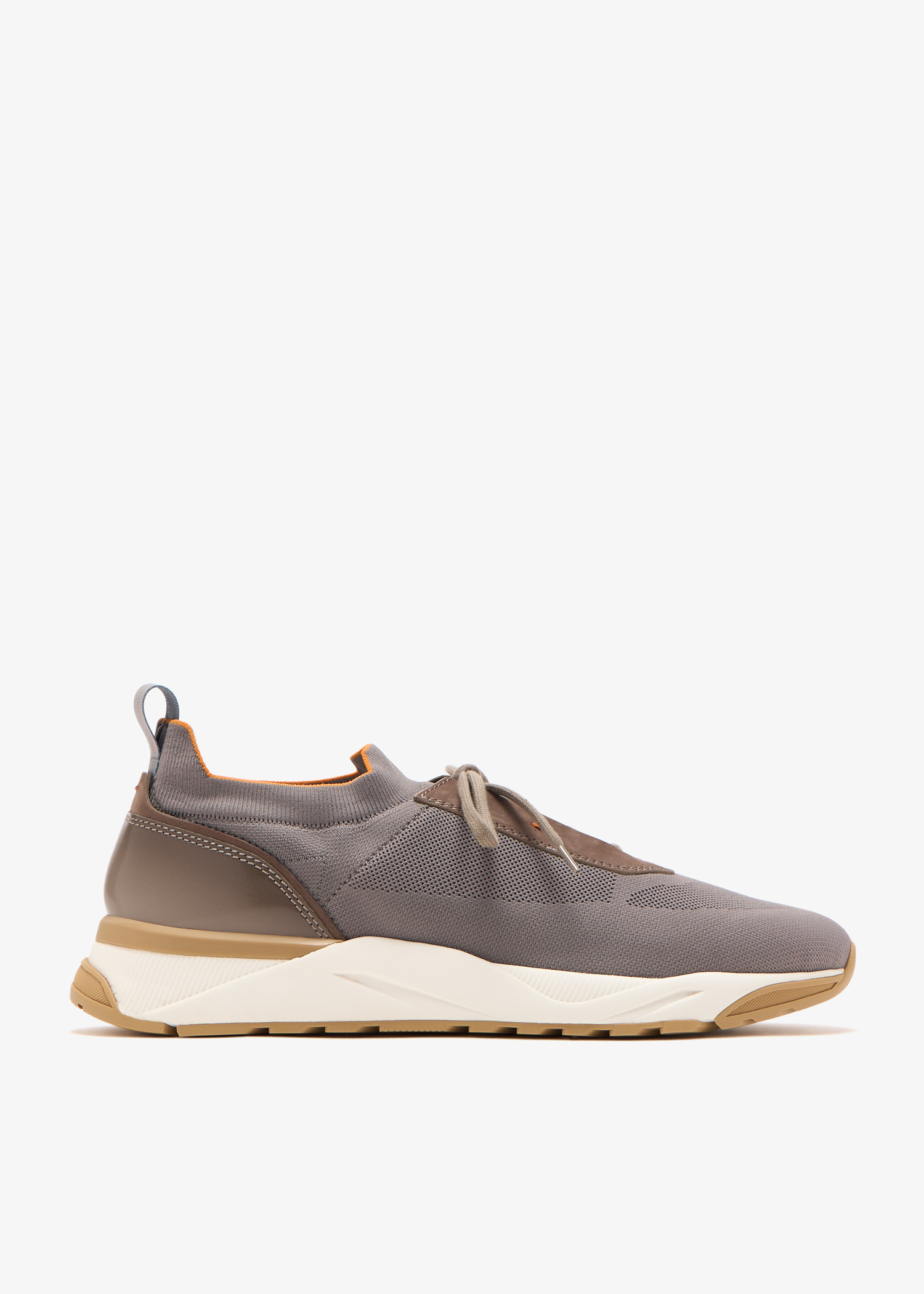 Santoni Flin sneakers for Men - Taupe in USA | Level Shoes