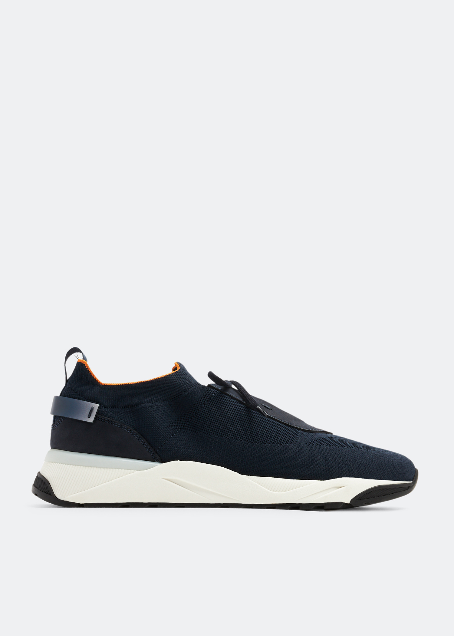 Santoni Stretch knit sneakers for Men - Blue in KSA | Level