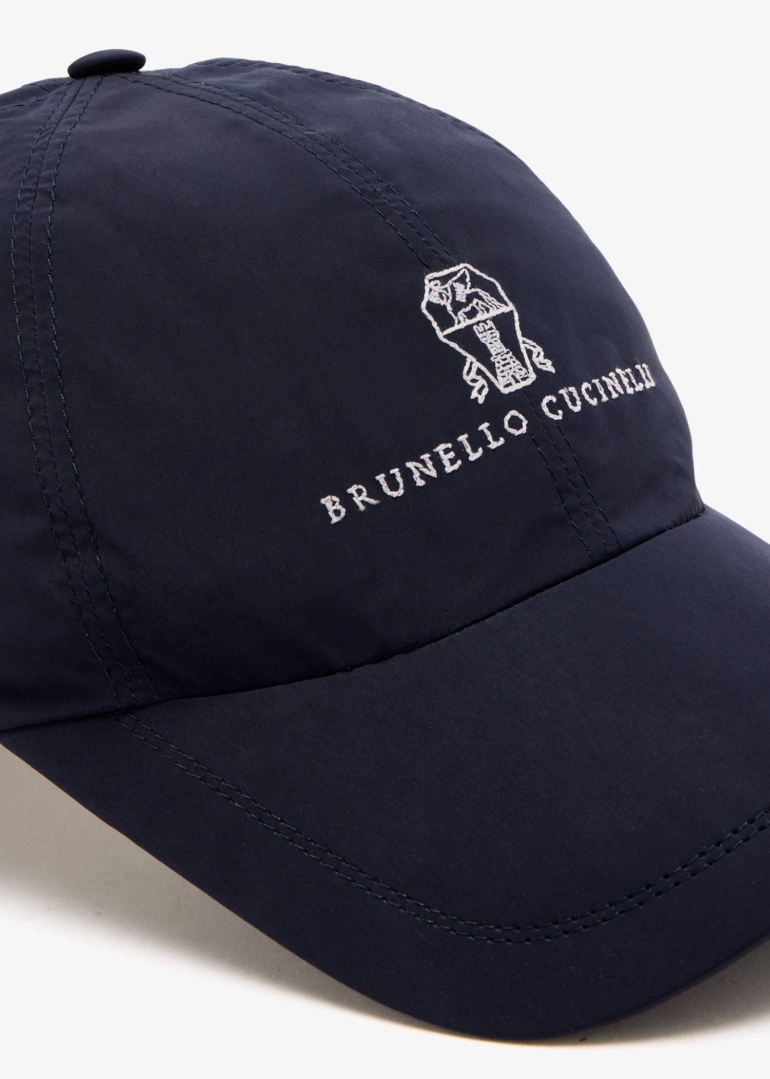 Brunello Cucinelli Logo baseball cap for Men - Navy in UAE
