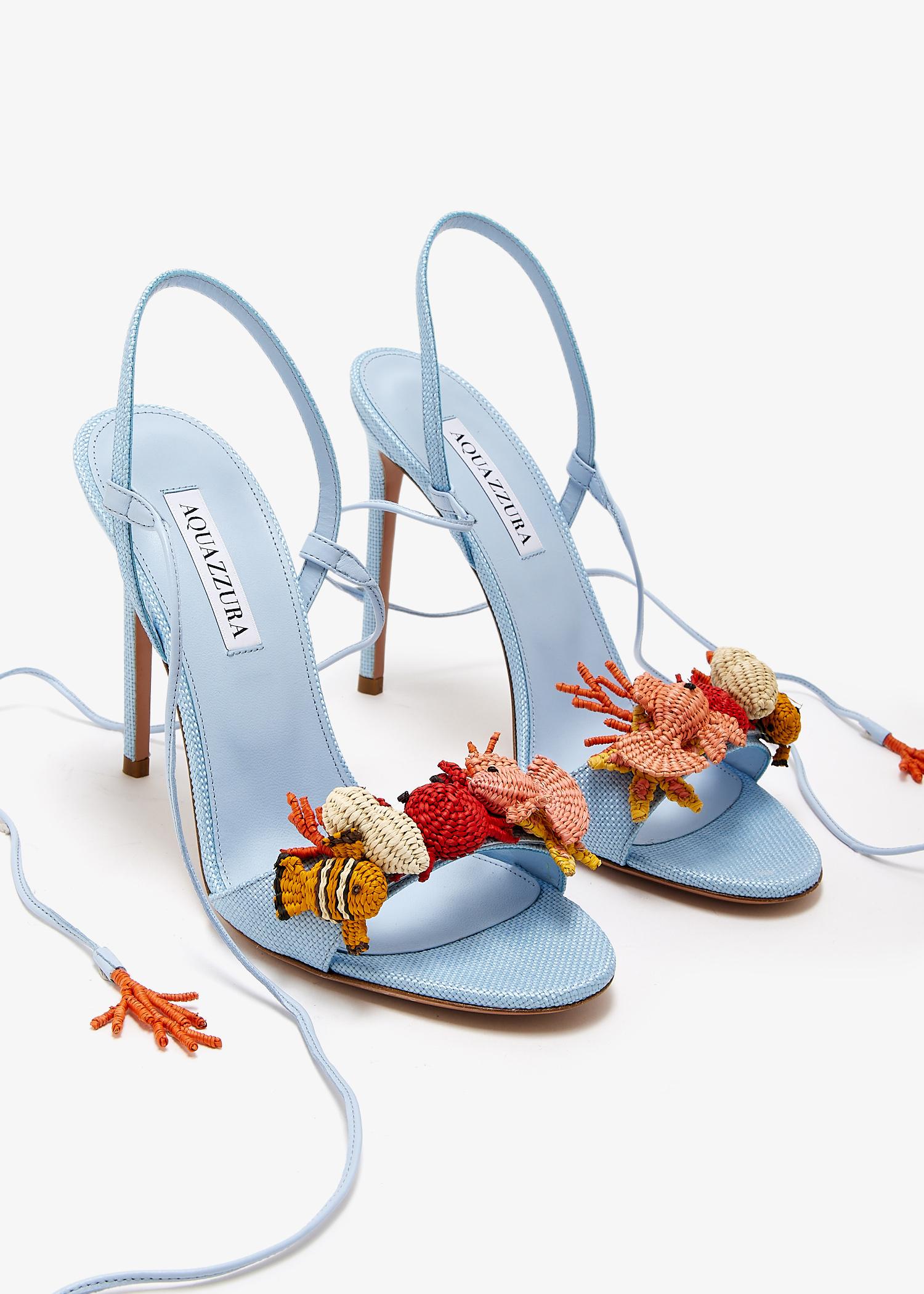 Aquazzura Marea 105 sandals for Women - Blue in Qatar