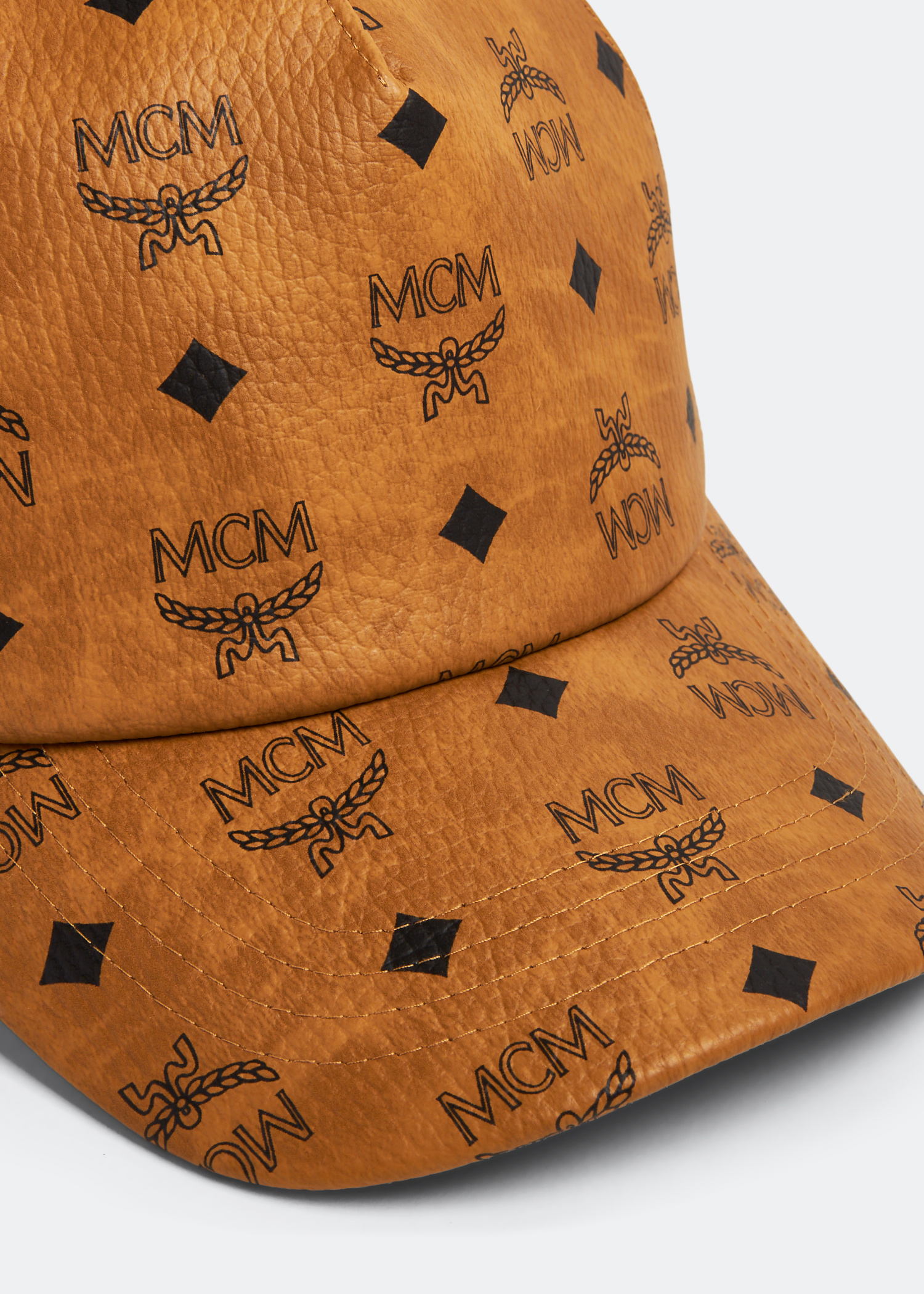 MCM キャップ　ブラウン MCM Visetos cap for Men - Brown in UAE | Level Shoes