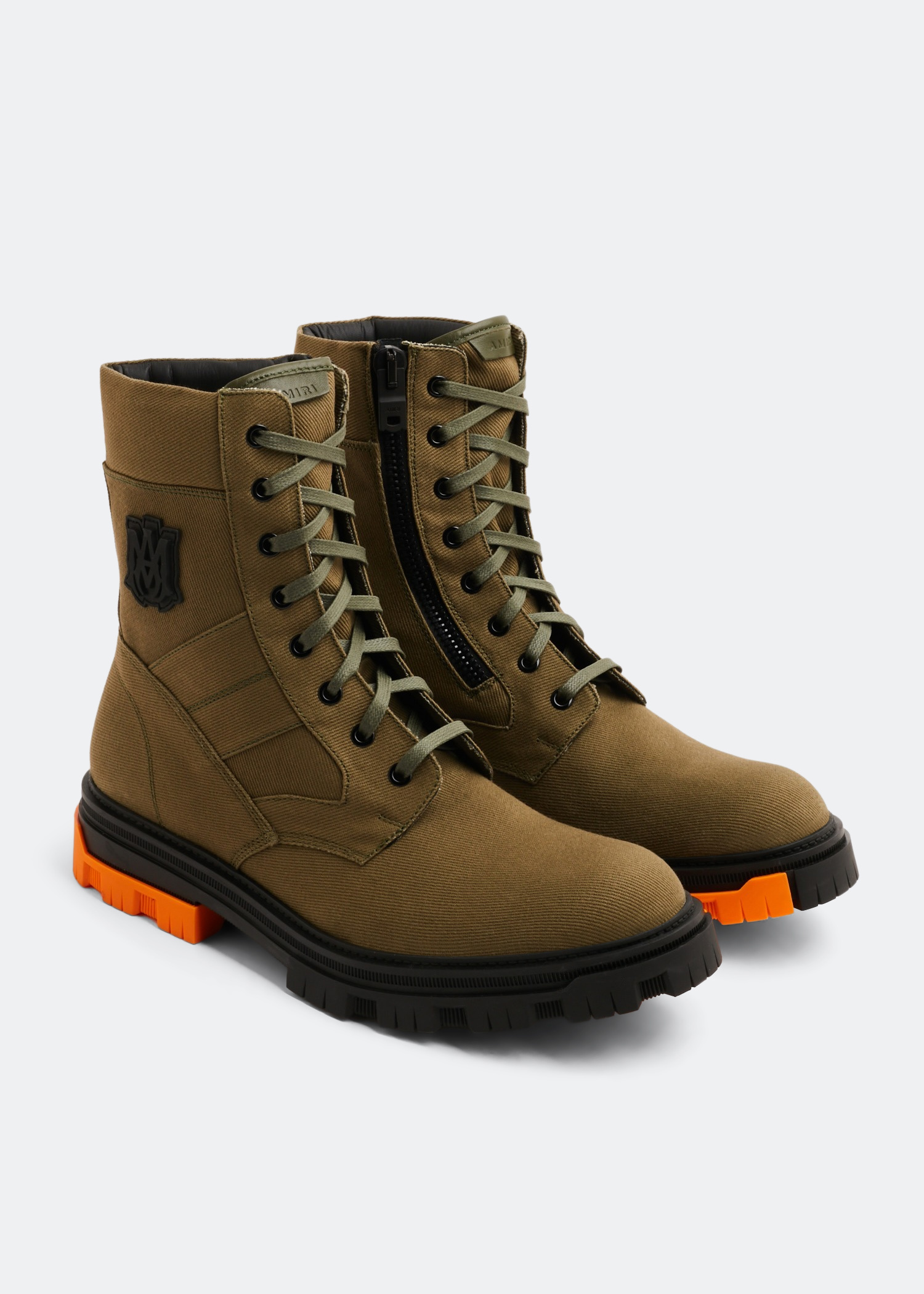 AMIRI Military Combat boots for Men - Green in USA | Level Shoes