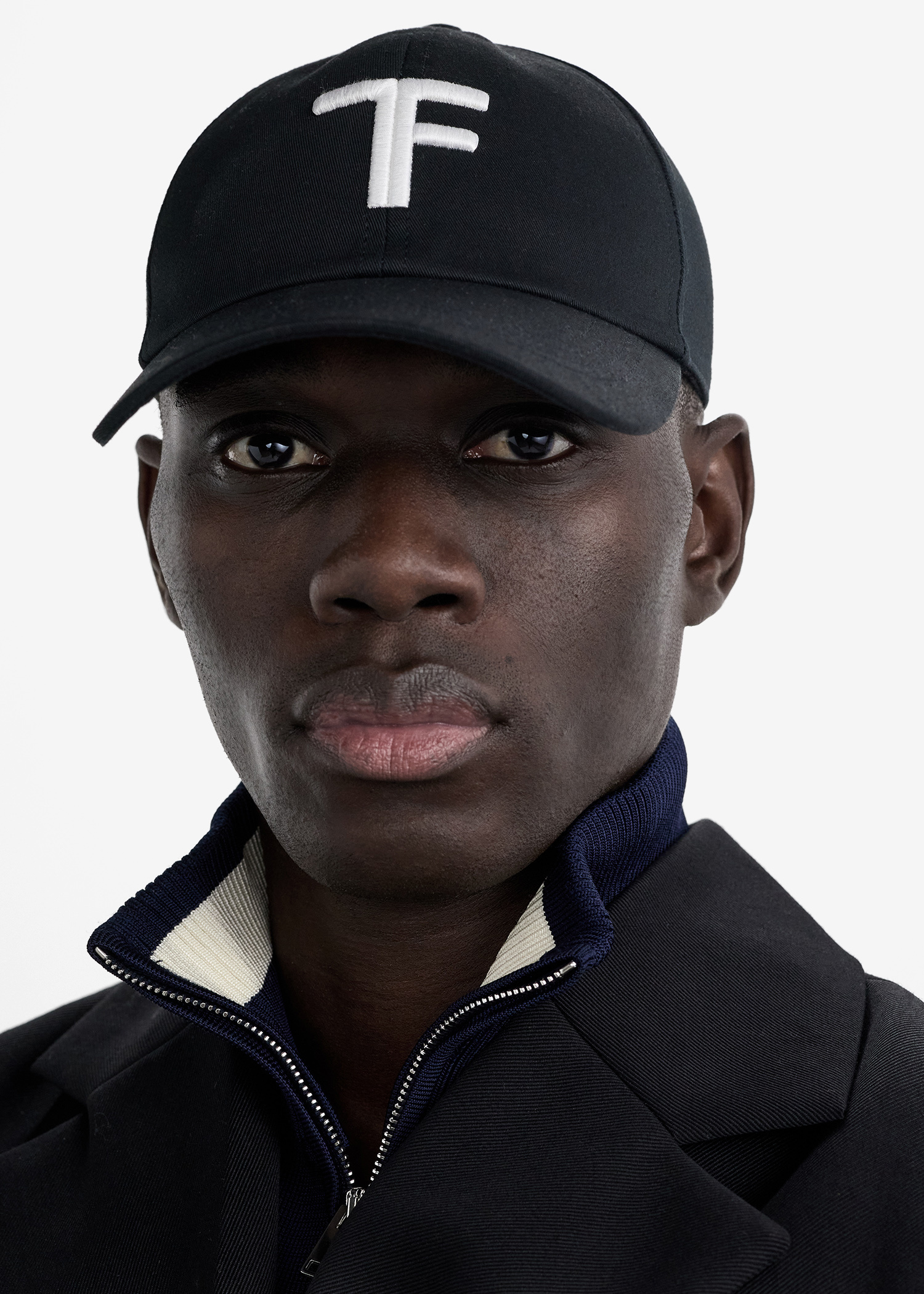 Tom Ford Brushed cotton cap for Men - Black in UAE | Level Shoes