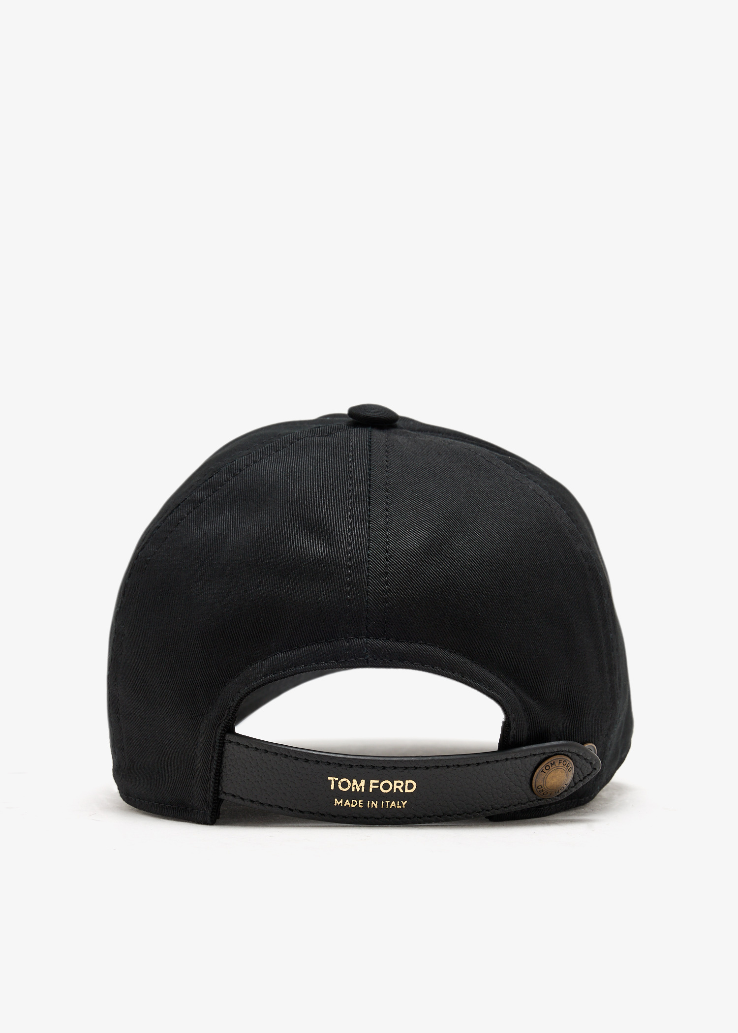 Tom Ford Brushed cotton cap for Men - Black in USA | Level Shoes