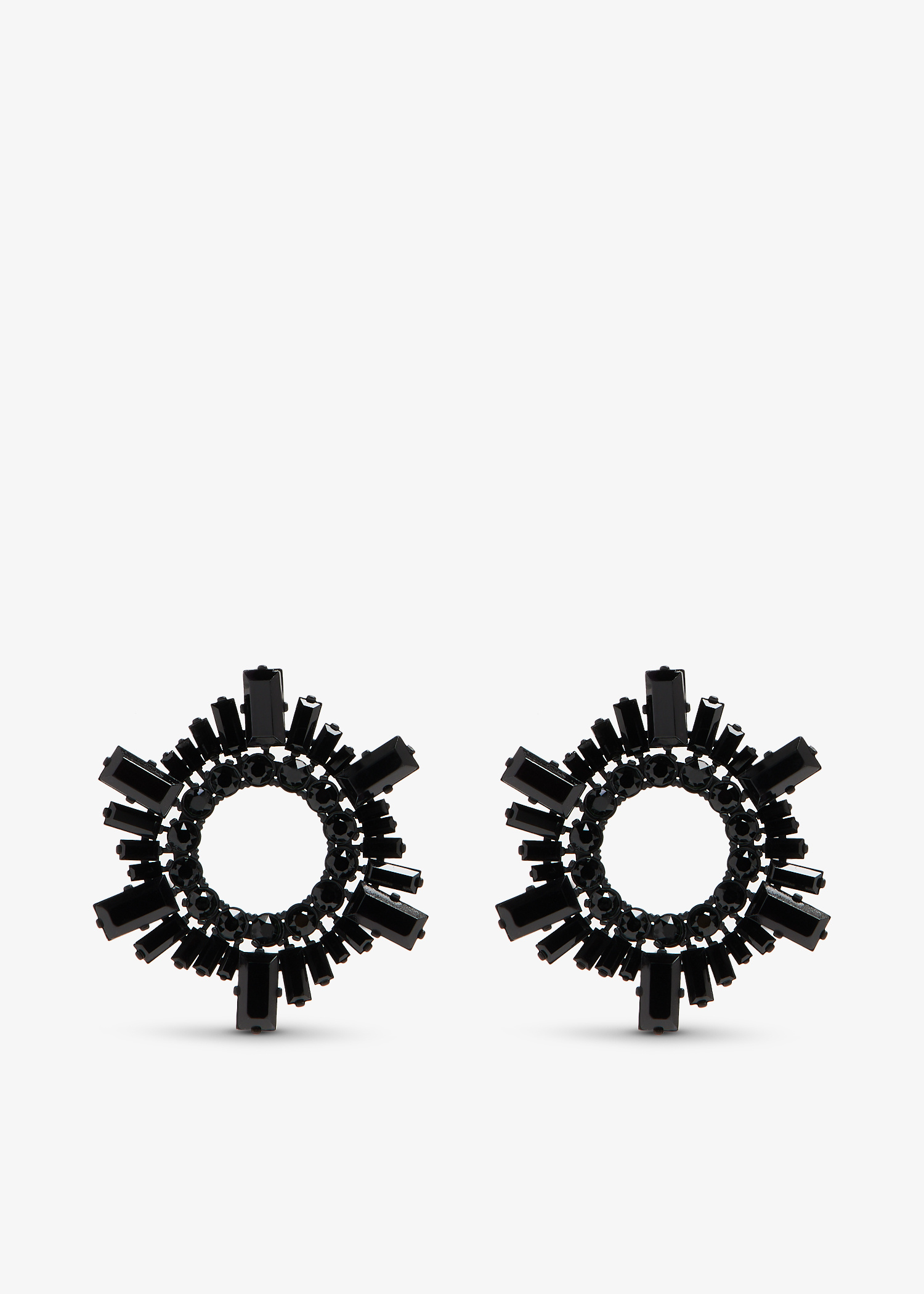 Amina Muaddi Begum mini crystal earrings for Women - Black