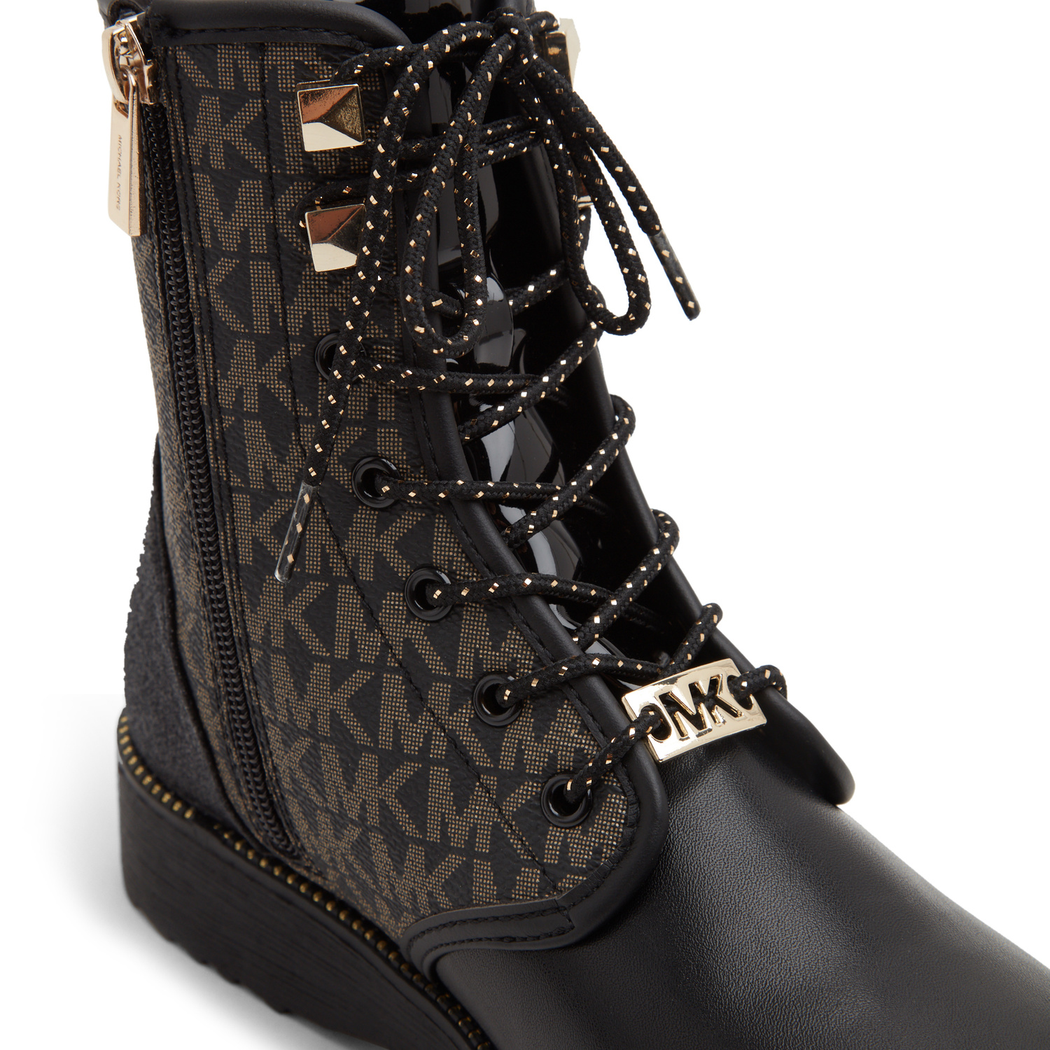 Michael Kors Haskell combat boots for Girl - Black in UAE | Level