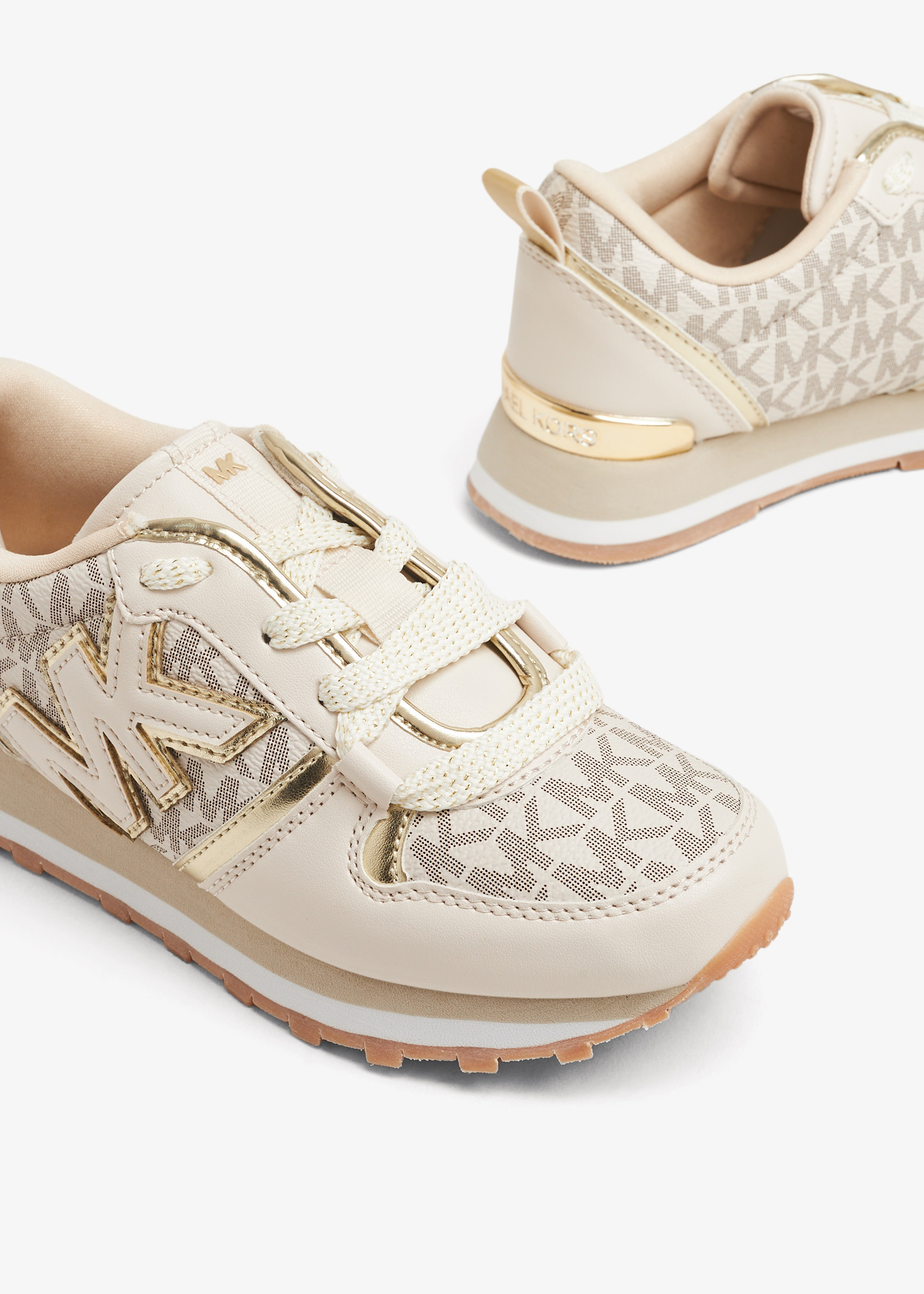 インザスカイゴールド Michael Kors Billie Dash sneakers for Girl - Printed in UAE