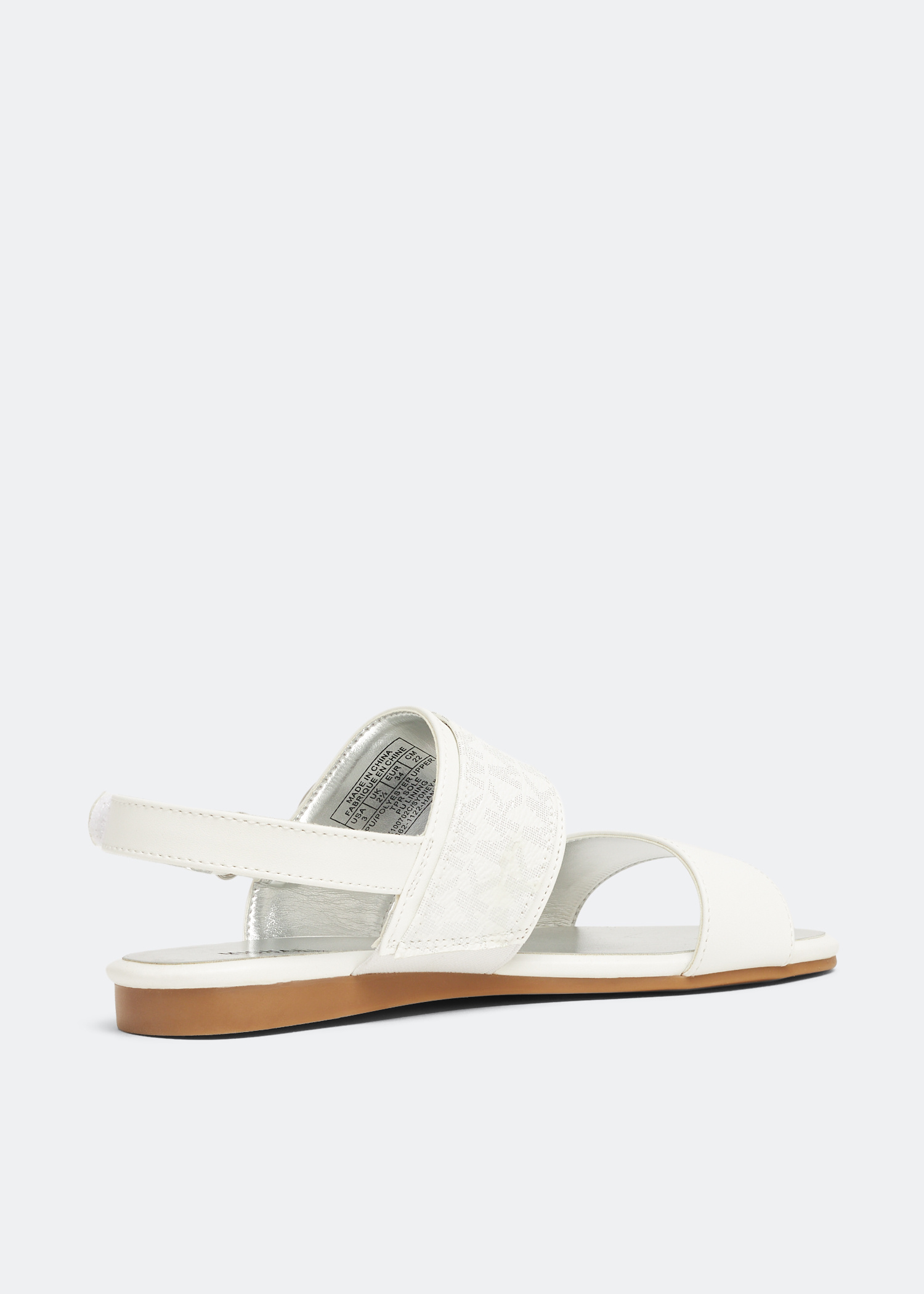Michael Kors Sydney Kenzie 女童凉鞋- 白色阿联酋| Level Shoes