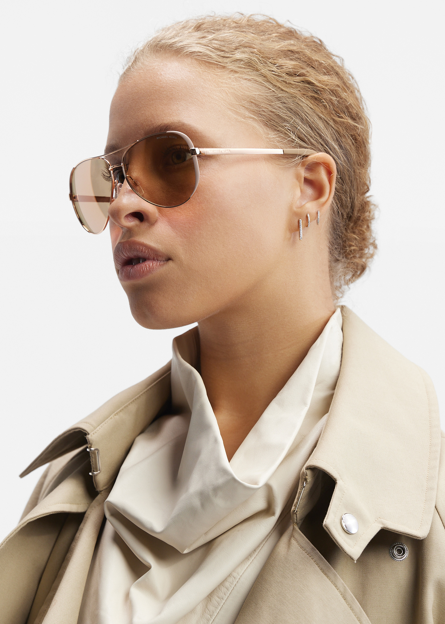 NWT Michael Kors Chelsea Aviators Amazon.com: Michael Kors MK5004 Chelsea Aviator Sunglasses  main image 3