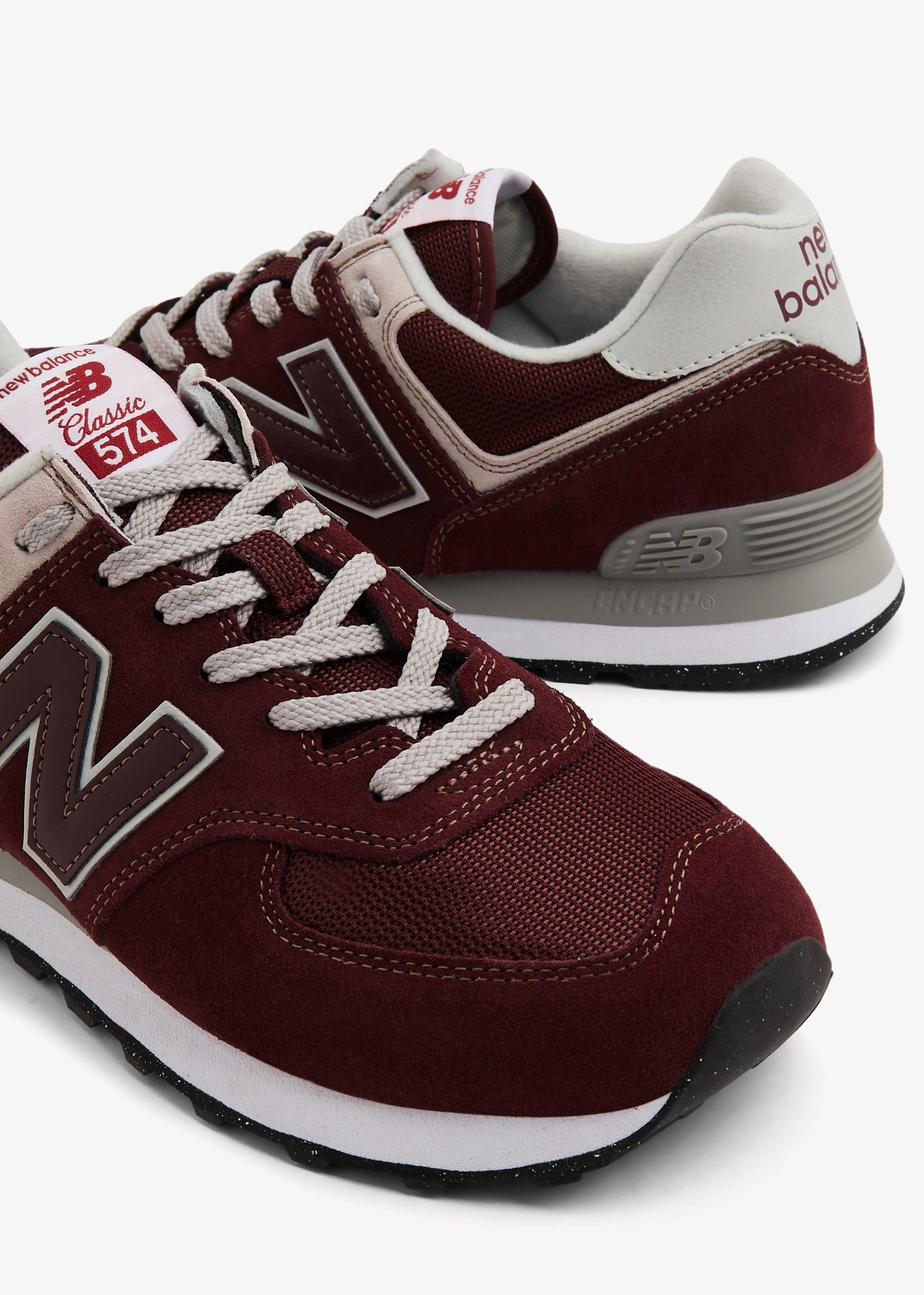 New Balance 574 sneakers for Men - Burgundy in USA | Level Shoes display picture 1