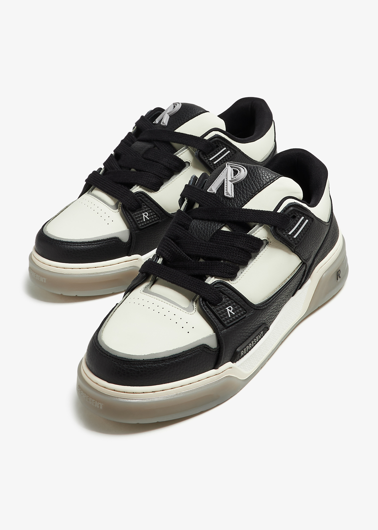 スニーカー REPRESENT Men Sneakers Black MLM91181 0127 REPRESENT Studio sneakers for Men - Black in UAE | Level Shoes