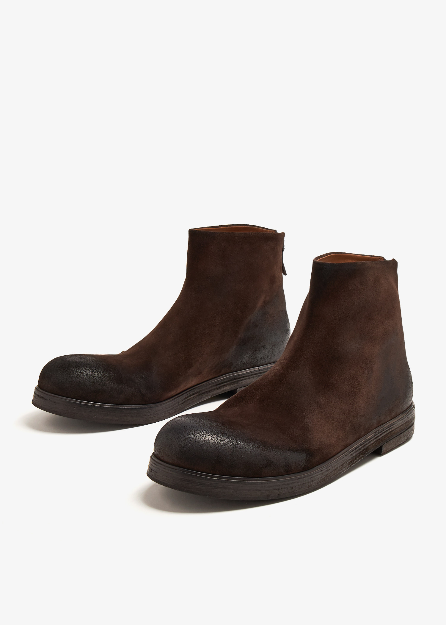 【関税込み】Marsell オフホワイト Zucca Media ブーツ Off-White Zucca Media Boots by Marsèll on Sale