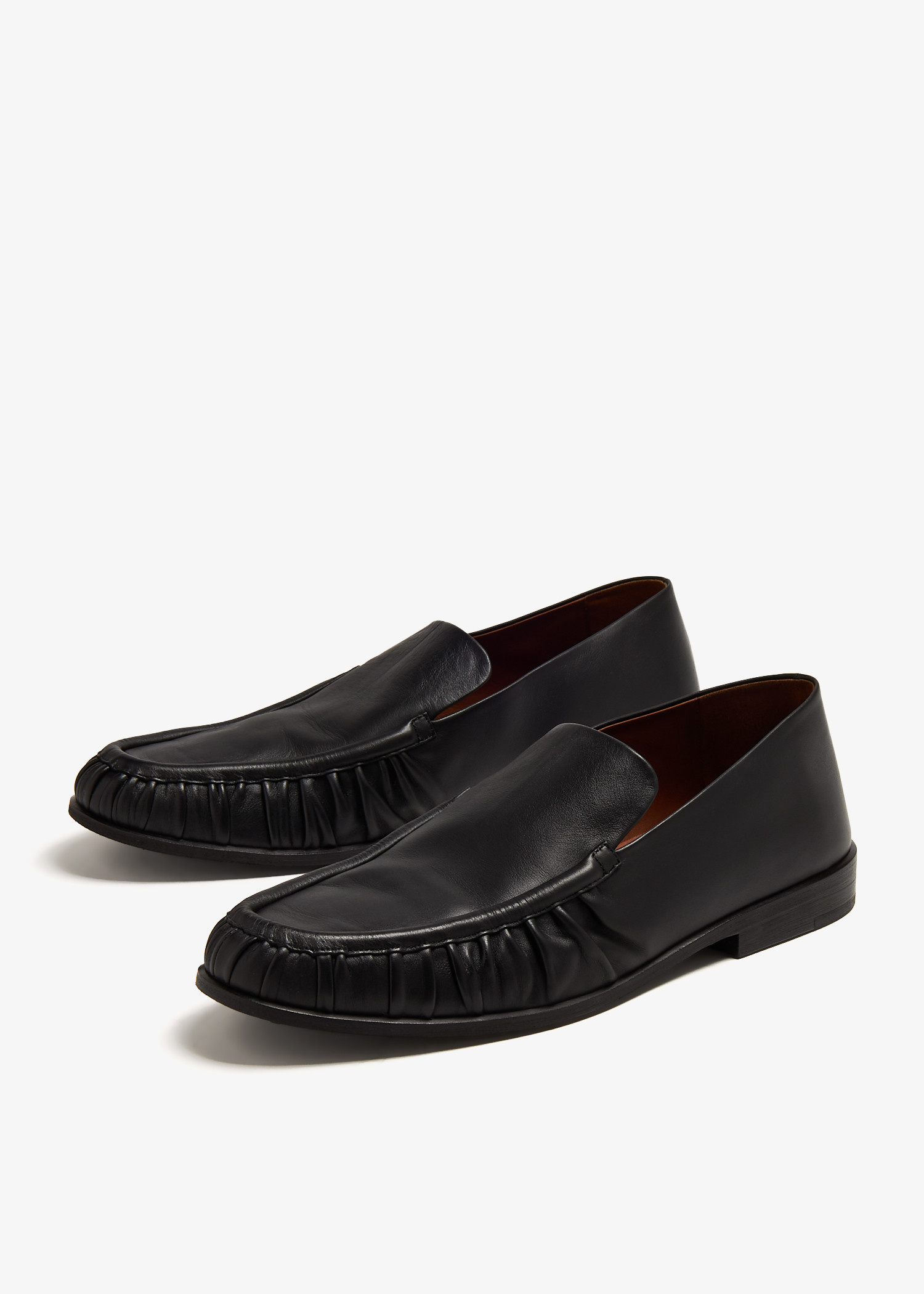 【関税込み】Marsell ブラック Mocassino スリッポン Marsell 'mocassino' Loafers | italist
