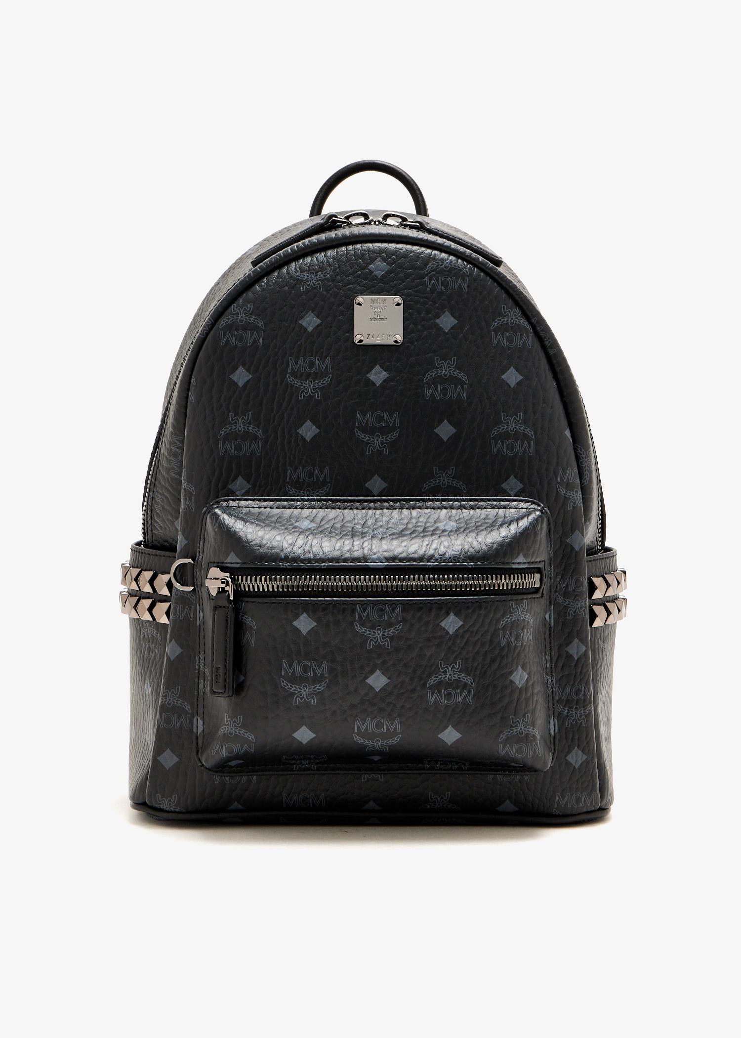 MCM Stark VI small backpack for Men - Black in USA | Level Shoes
