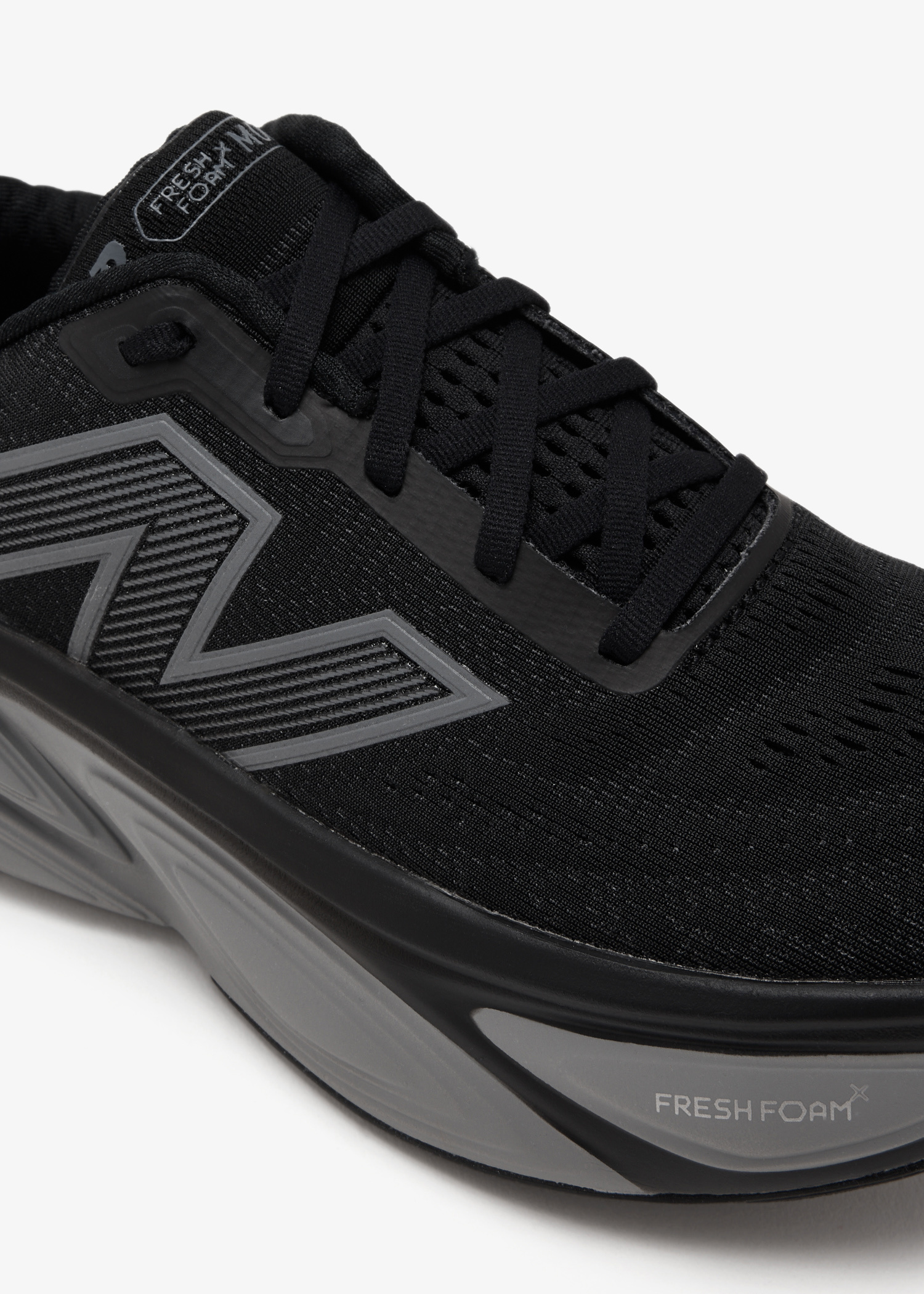 New Balance Fresh Foam X  More Men’s Sz 16, W 17.5, Black Running Shoes MMORLK5 Size 12 XWIDE 4E Men main image 2