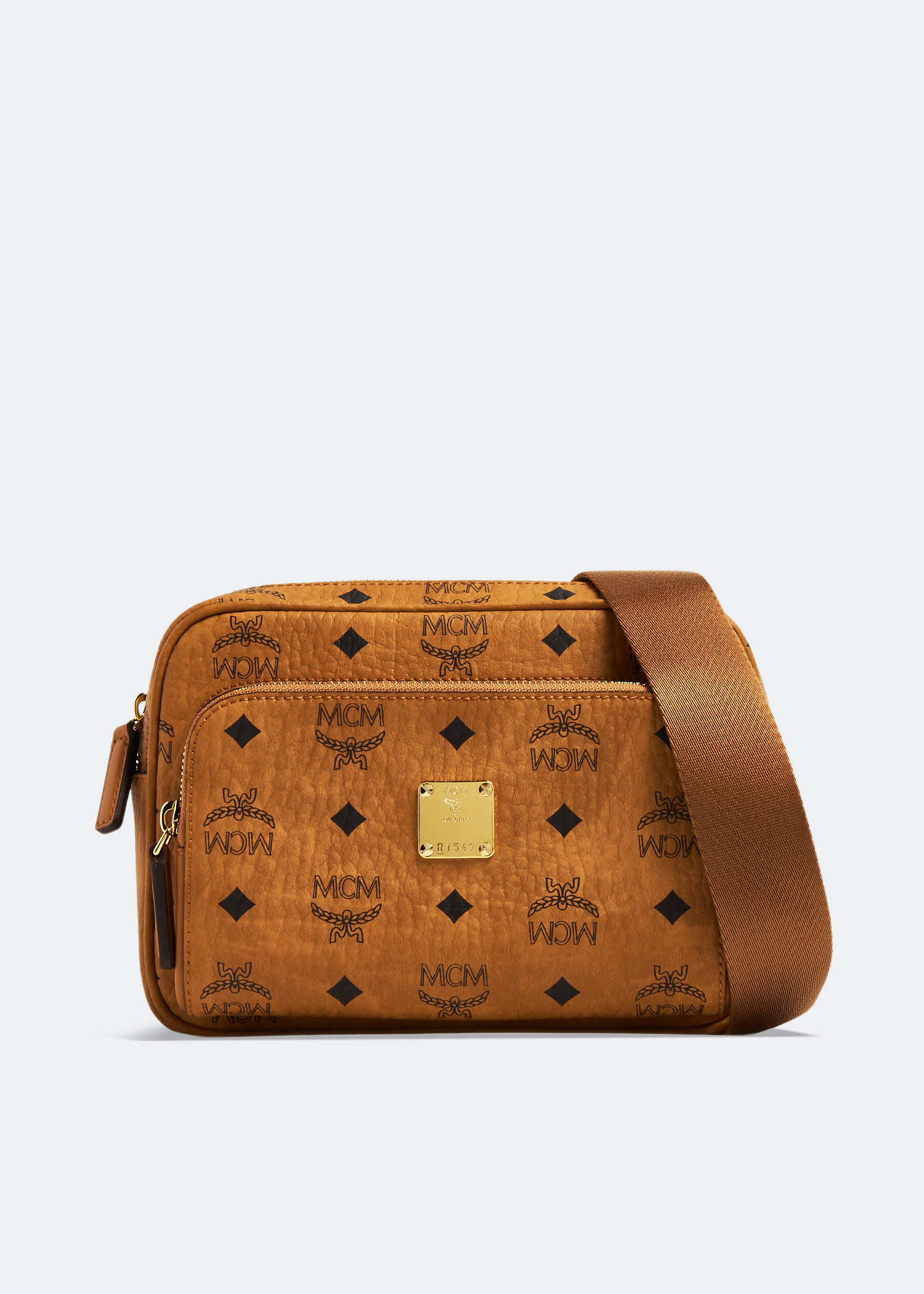 MCM Small Aren crossbody bag for Men - Brown in KSA | Level