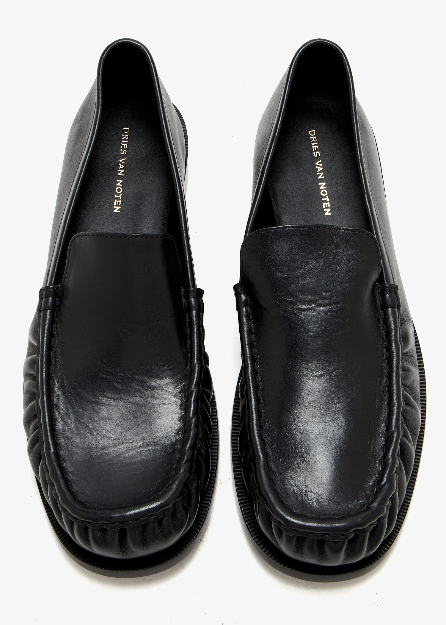 Dries Van Noten Leather loafers for Men - Black in USA | Level Shoes