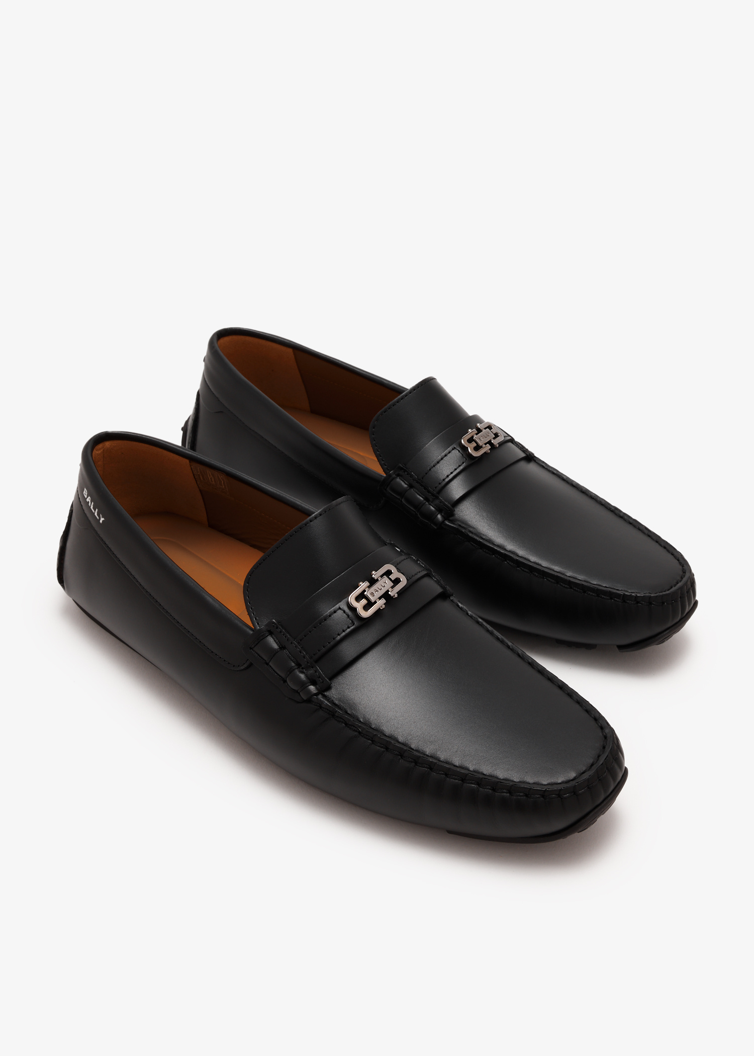 （新品）BALLY 43 Bally lace-up Leather Sneakers | Black | FARFETCH