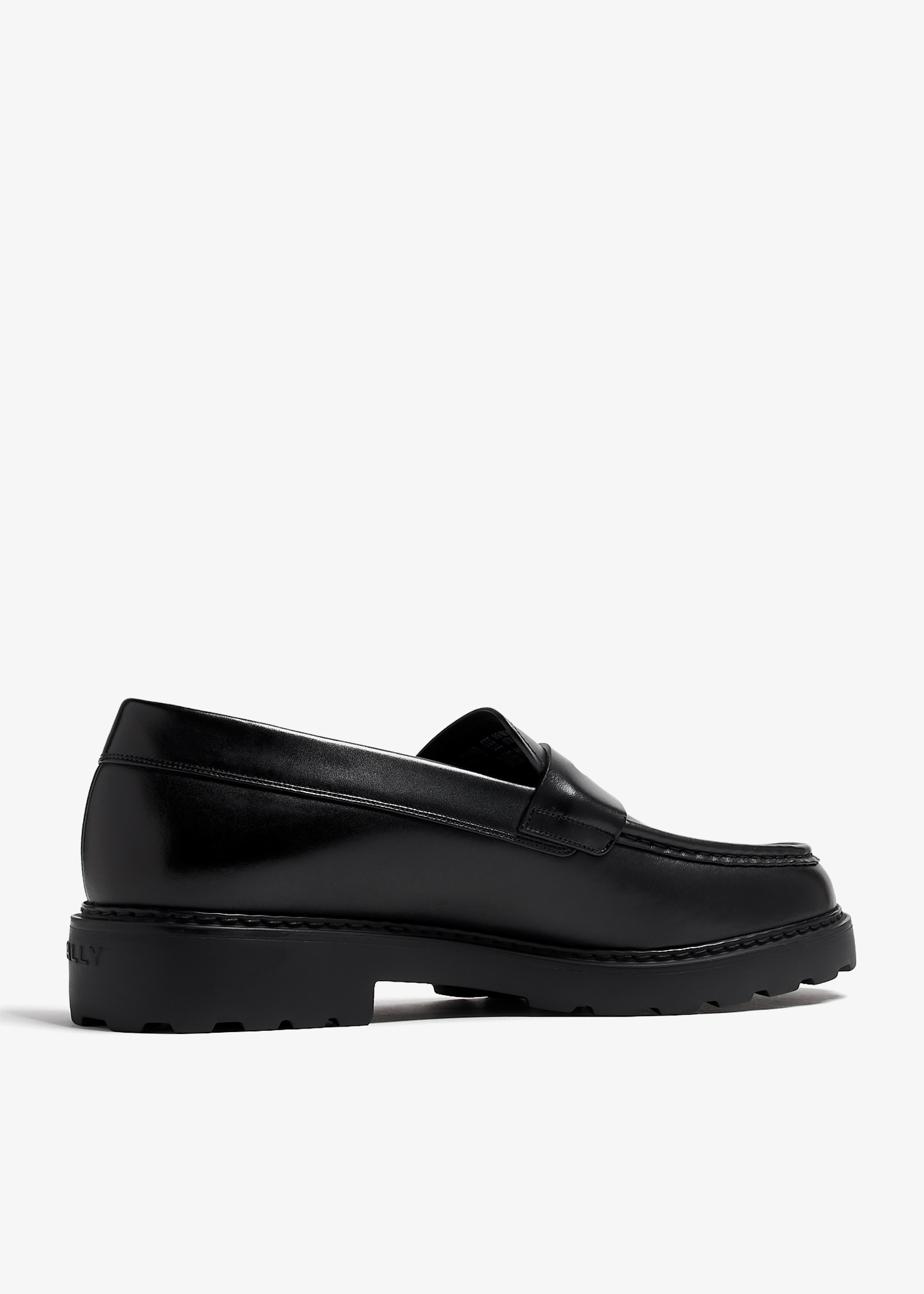 未使用✨BALLY White Striped Black Loafers 未使用✨BALLY White Striped Black Loafers