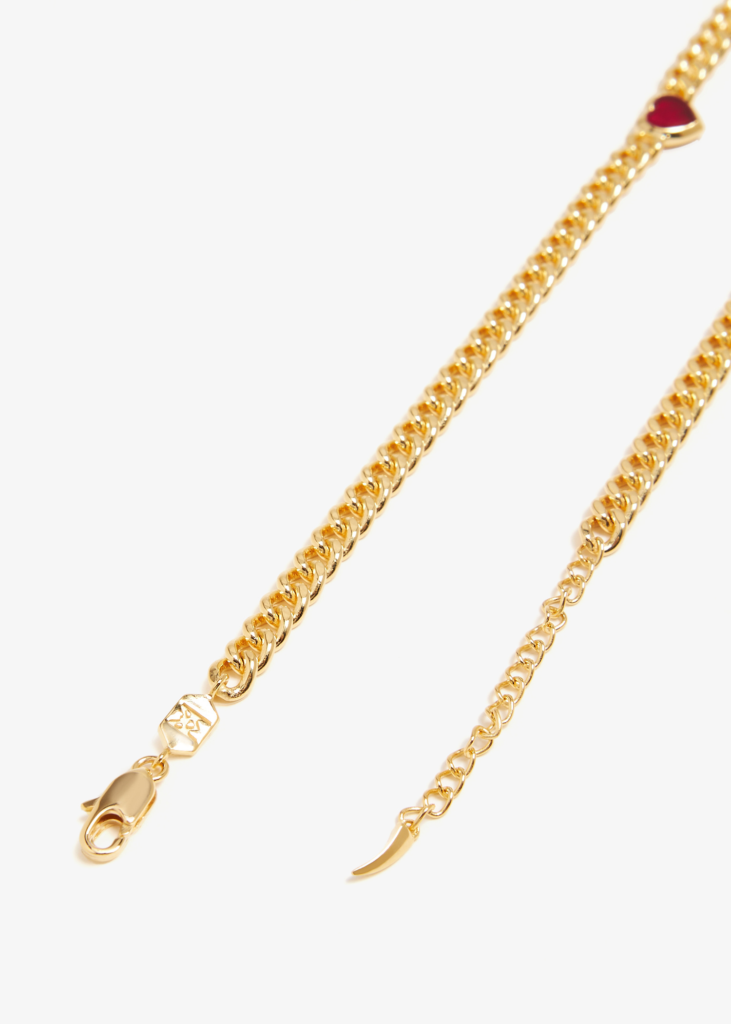 Missoma Jelly Heart gemstones charm necklace for Women