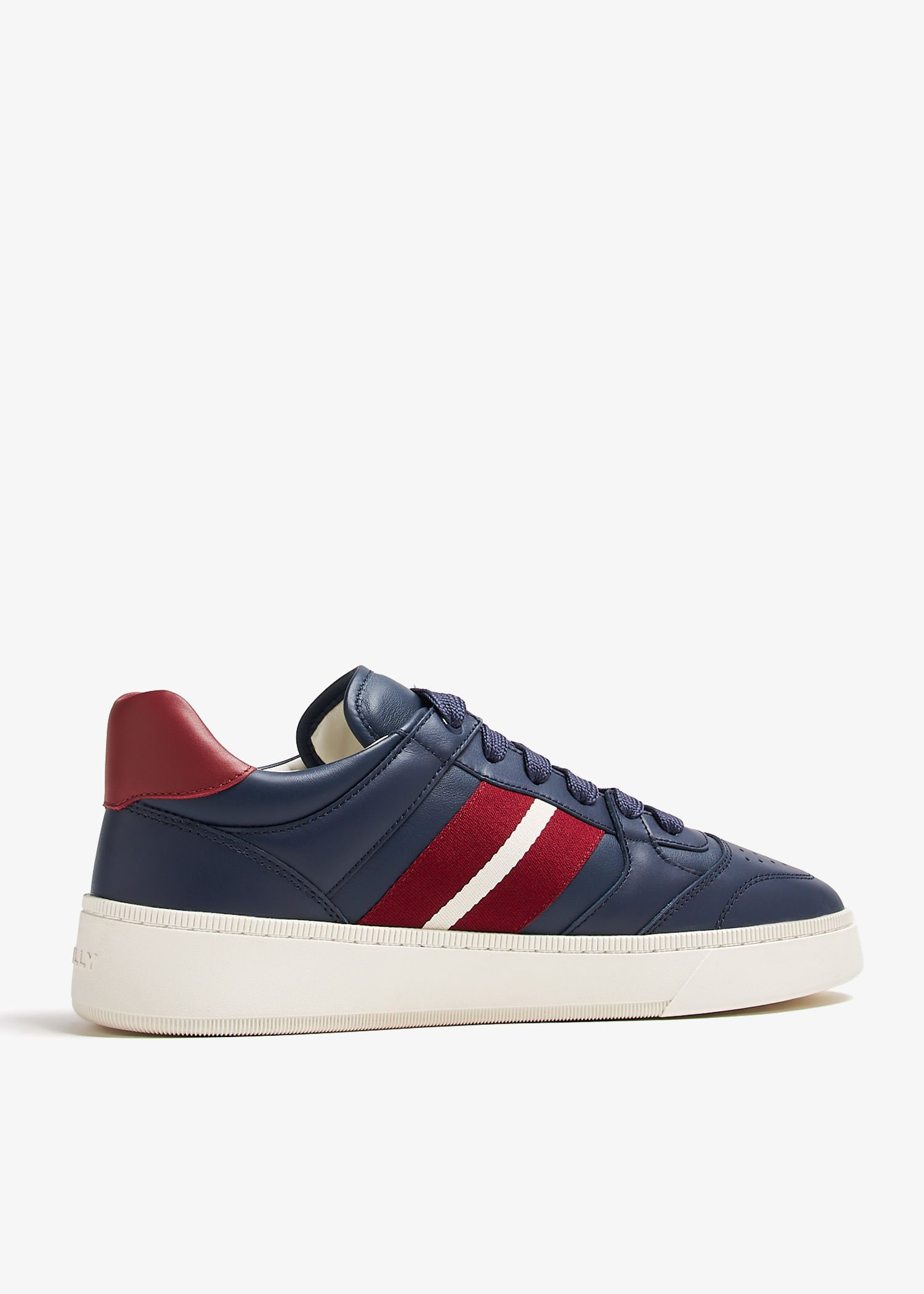 スニーカー BALLY Navy Blue Leather Rebby Sneakers Bally Navy Blue Leather Rebby Sneakers | italist