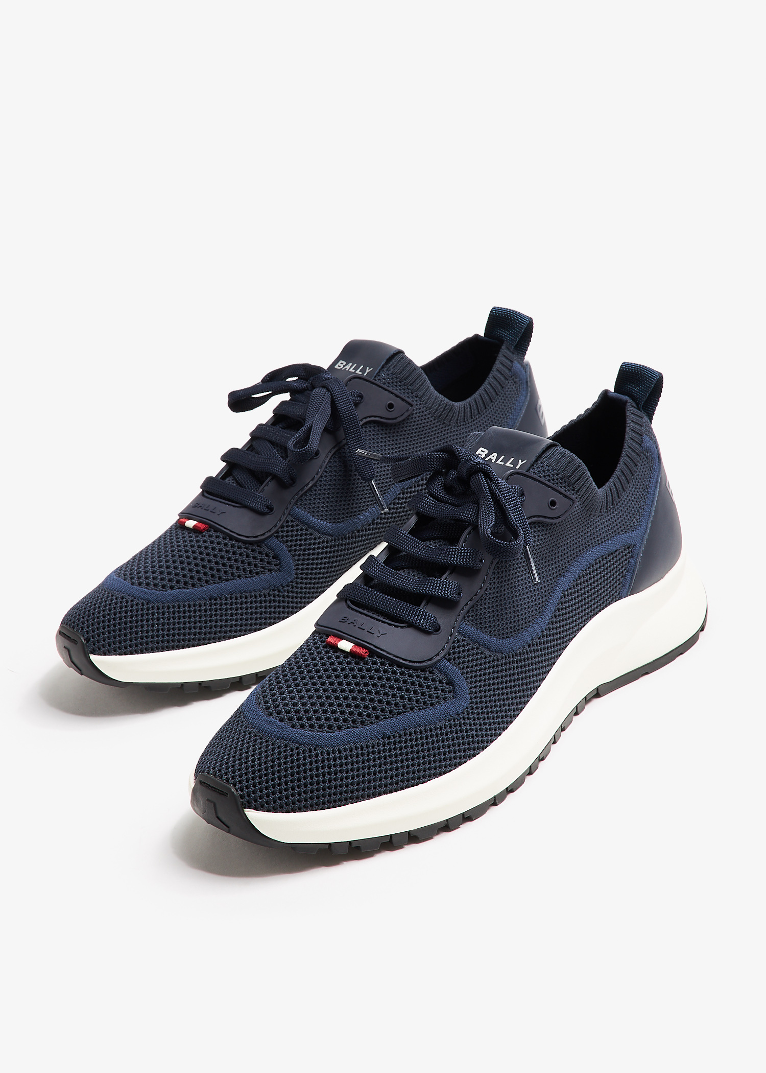 スニーカー BALLY Men Sneakers Navy MSK09SVT238 U804 Bally Sonney-T Lace-Up Sneakers, Brand Size 39 ( US Size 6