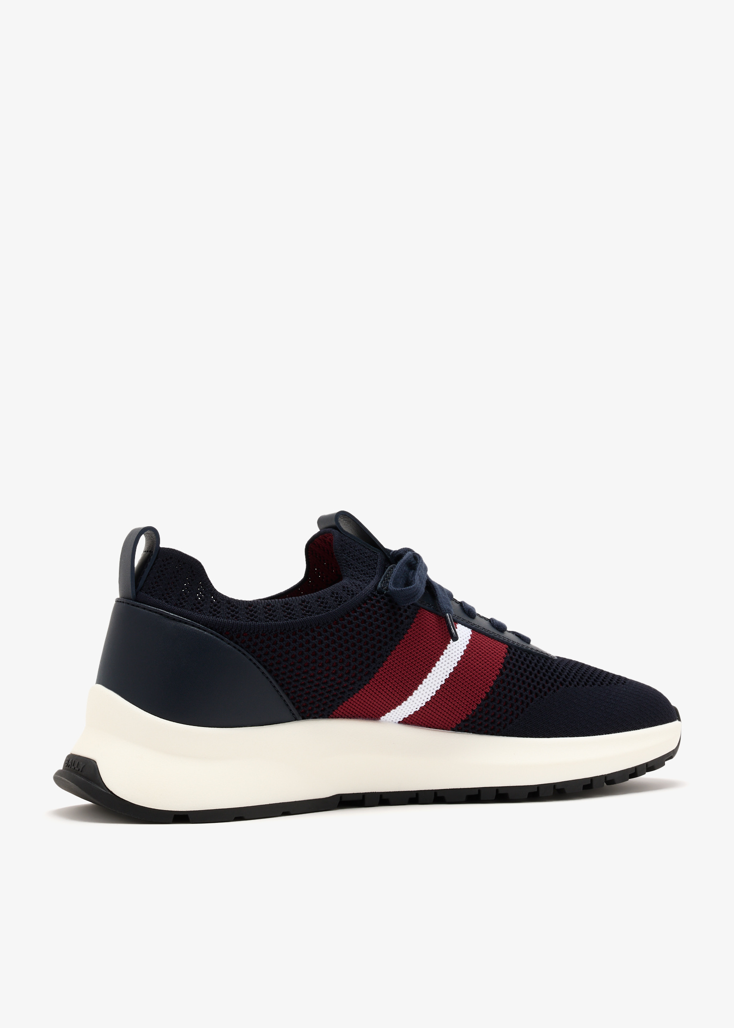 スニーカー BALLY Men Sneakers Navy MSK09SVT238 U804 Bally White & Navy Tennis Sneakers Bally