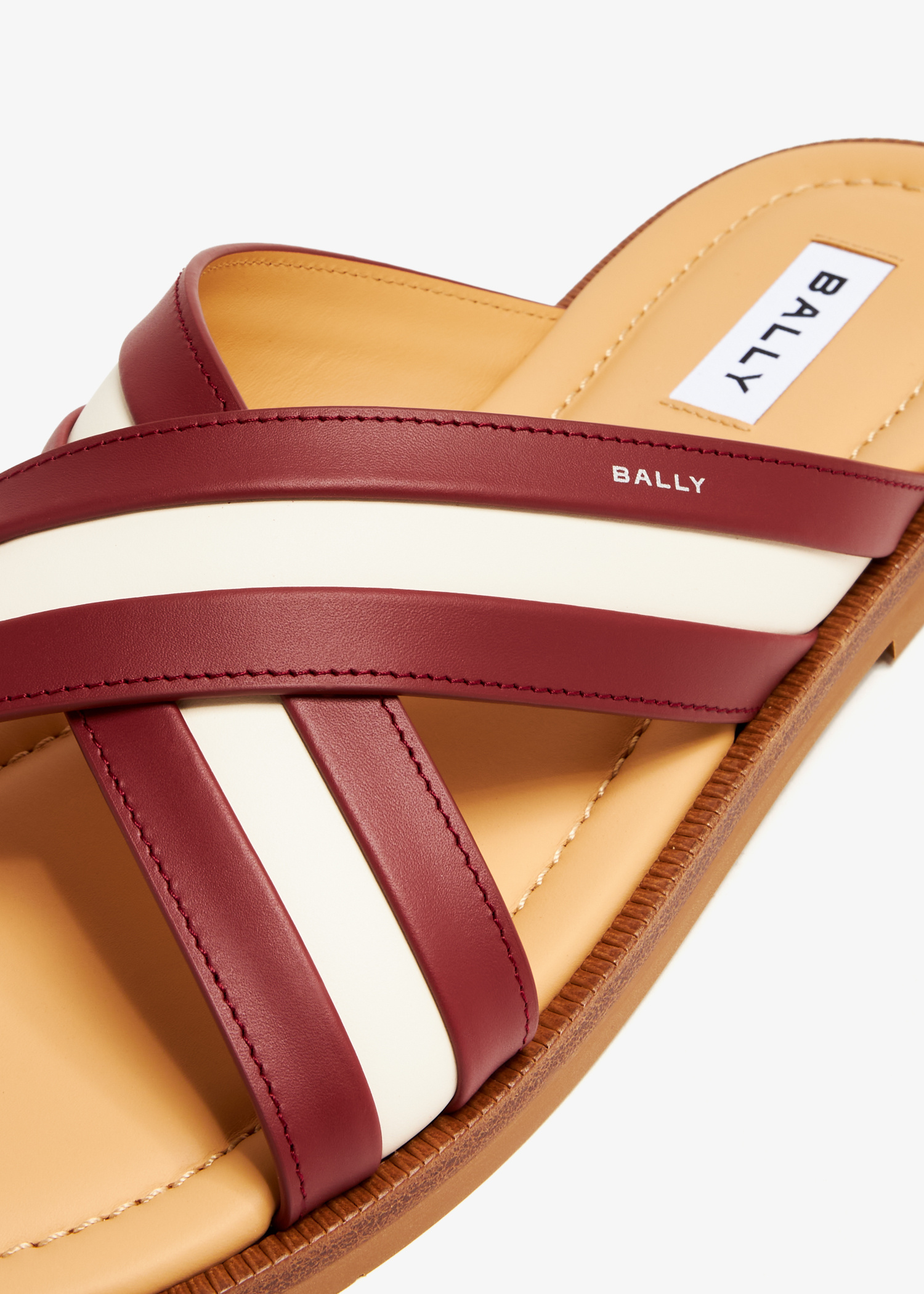 BALLY｜SLIPPERS (GHERRY (MSS03YVT012-I301)) Bally Gherry sandals for Men - Brown in USA | Level Shoes