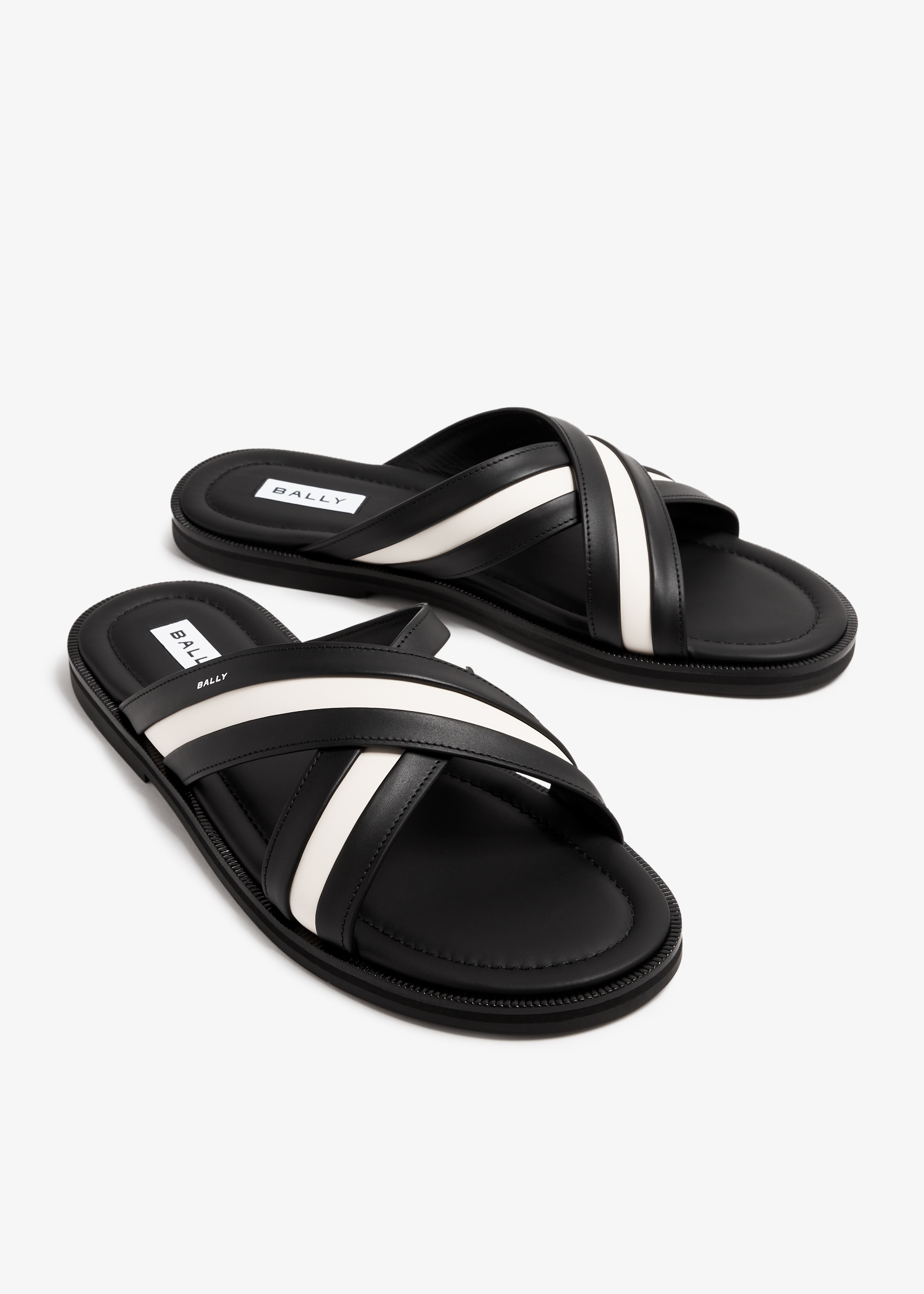 サンダル Bally Slide Sandal Gherry Bally Gherry Slides In White | ModeSens