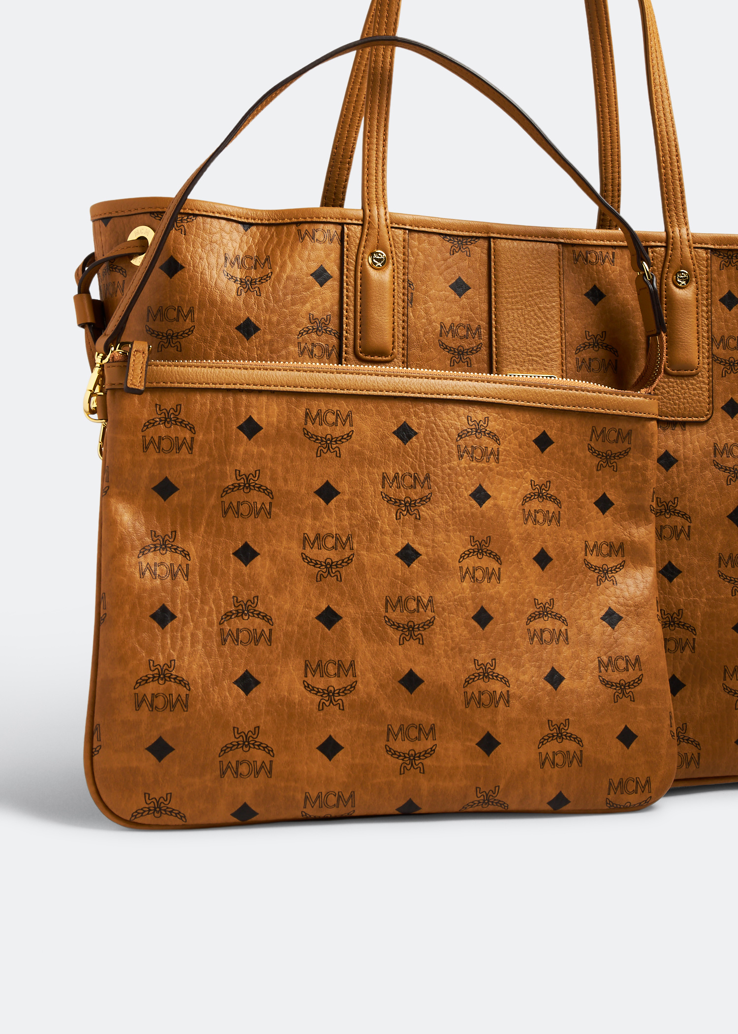 MCM Medium Liz reversible shopper bag for Women - Brown in USA