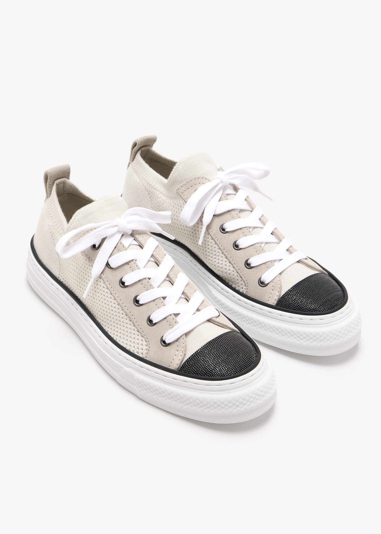 スニーカー BRUNELLO CUCINELLI Woman Sneakers Dove Grey MZ35G2650 C9588 BRUNELLO CUCINELLI: Sneakers woman - Dove Grey | Brunello