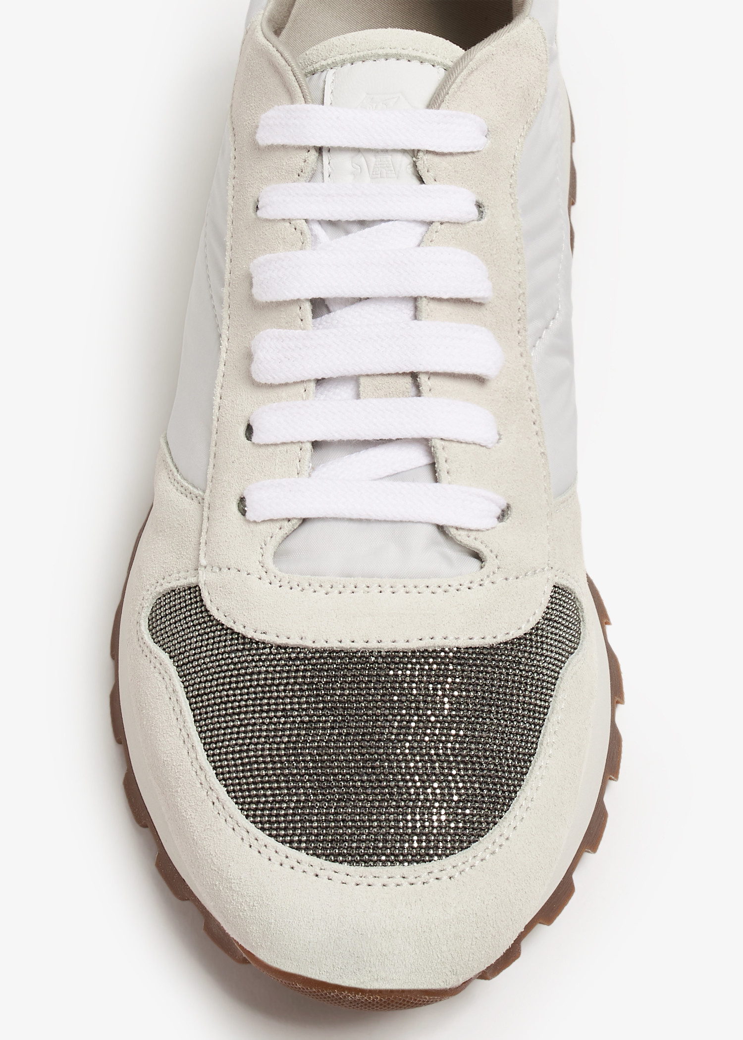 Brunello Cucinelli Suede sneakers for Women - White in UAE