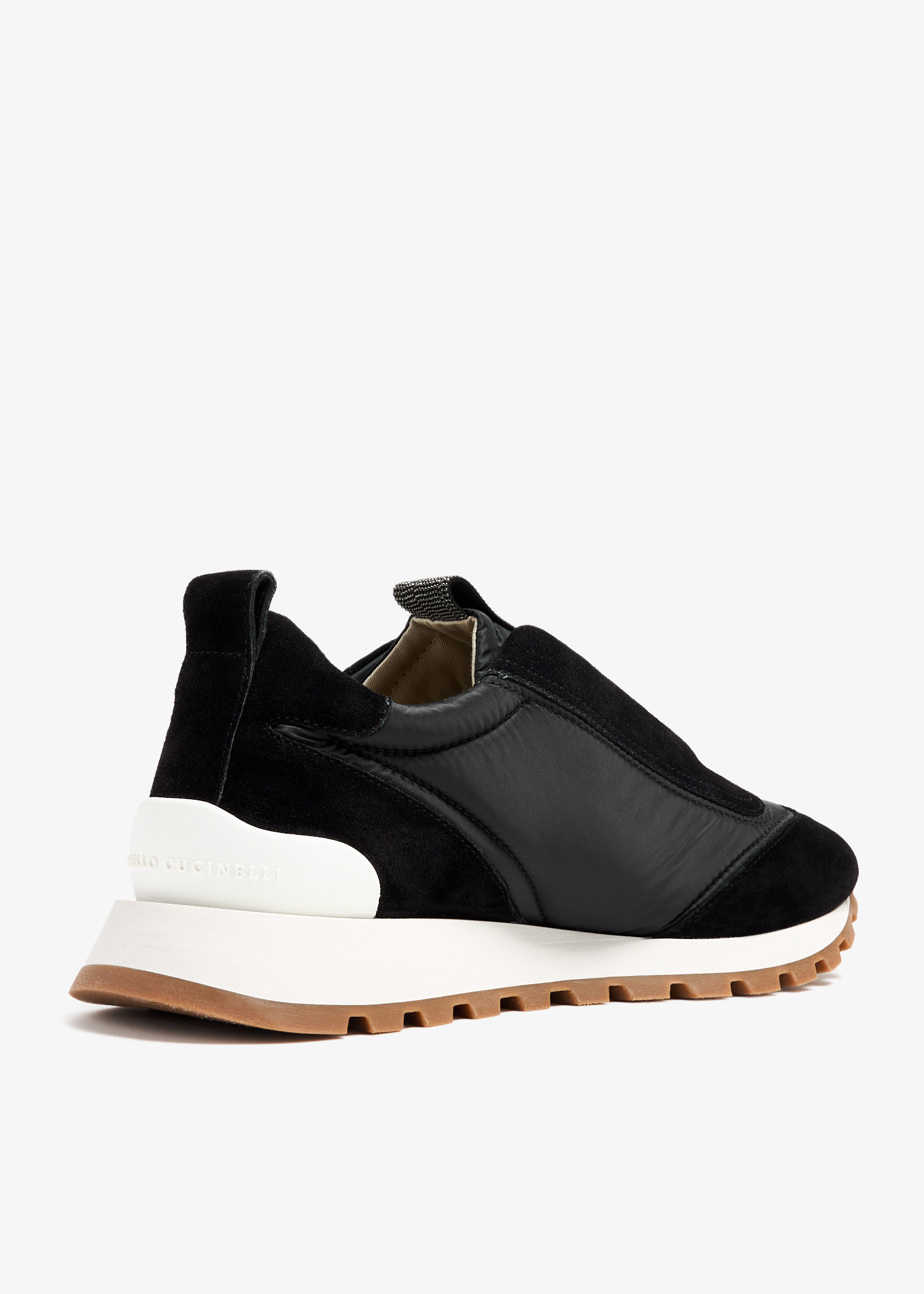 Brunello Cucinelli Suede sneakers for Women - Black in UAE