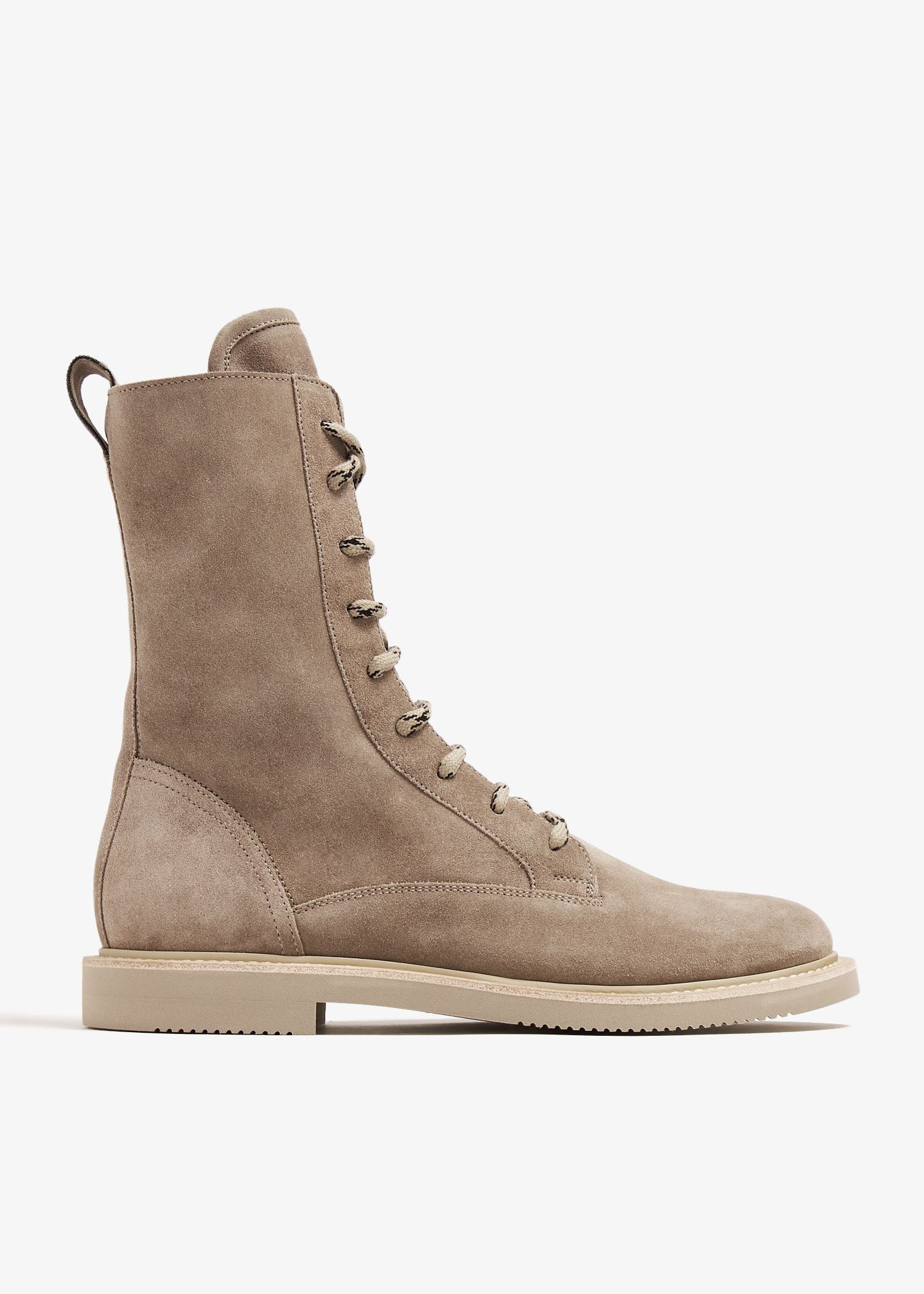 Brunello Cucinelli Suede lace-up boots for Women - Beige in