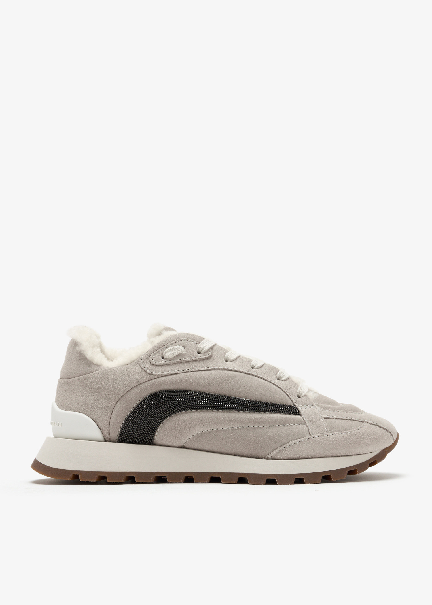 Brunello Cucinelli Monili chain sneakers for Women - Grey in