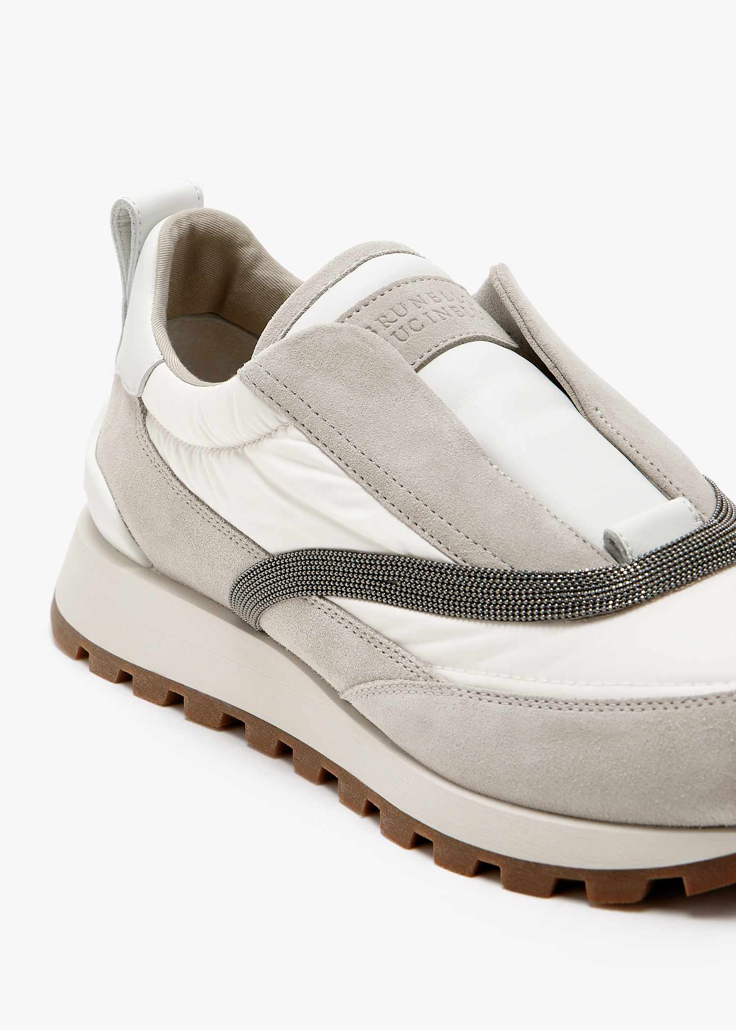 Brunello Cucinelli Monili chain sneakers for Women - White