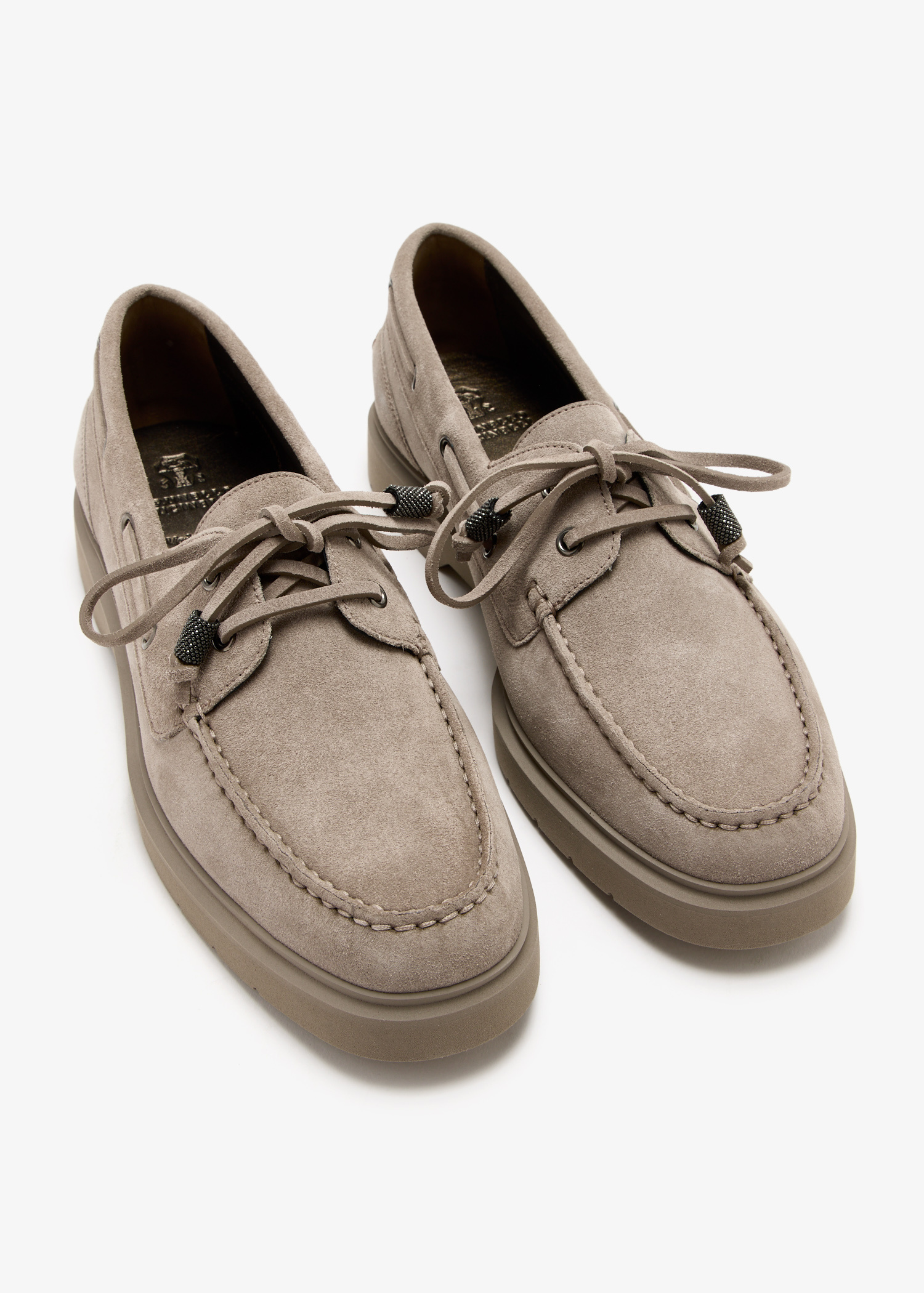 Brunello Cucinelli MZGSG2525C7592 関税送料込 Brunello Cucinelli Suede loafers with bit detail | REVERSIBLE