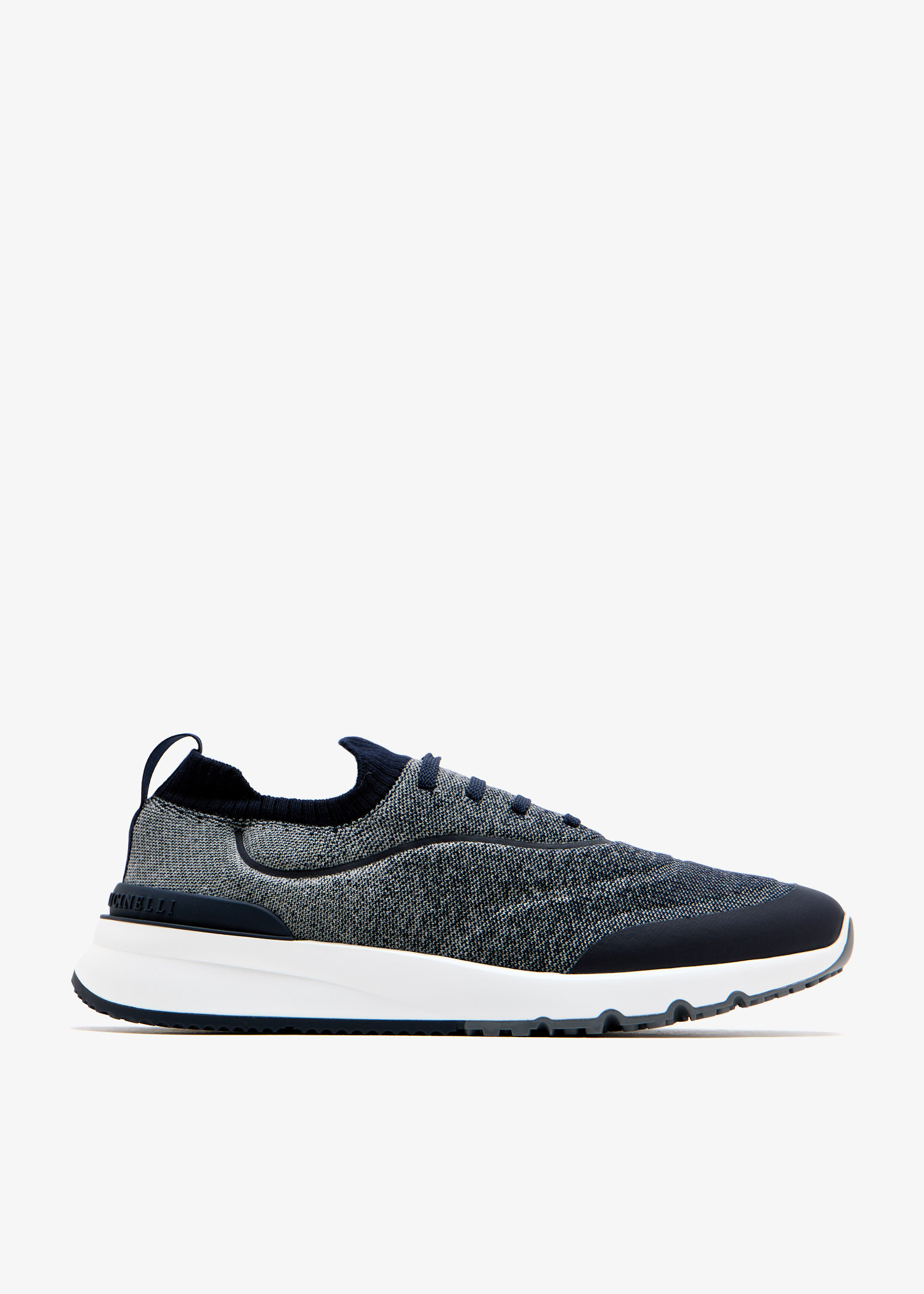 Brunello Cucinelli Knit sneakers for Men - Navy in Kuwait | Level