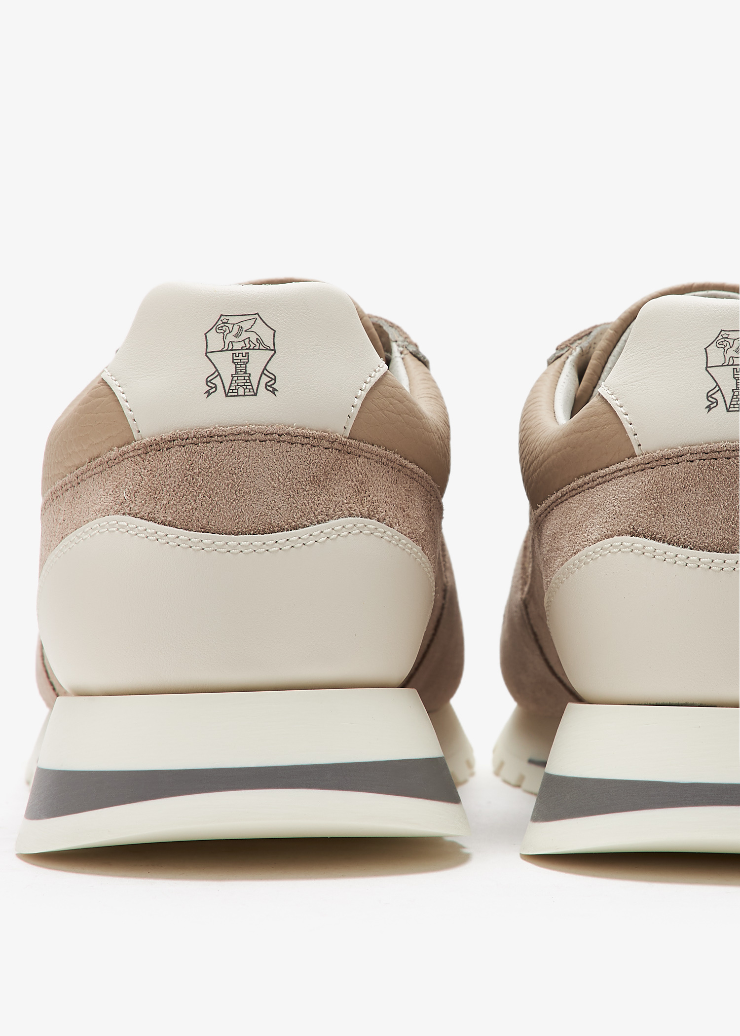 【送料&関税込】Brunello Cucinelli Calfskin Trainers With Gr 送料&関税込】Brunello Cucinelli Calfskin Trainers With Gr