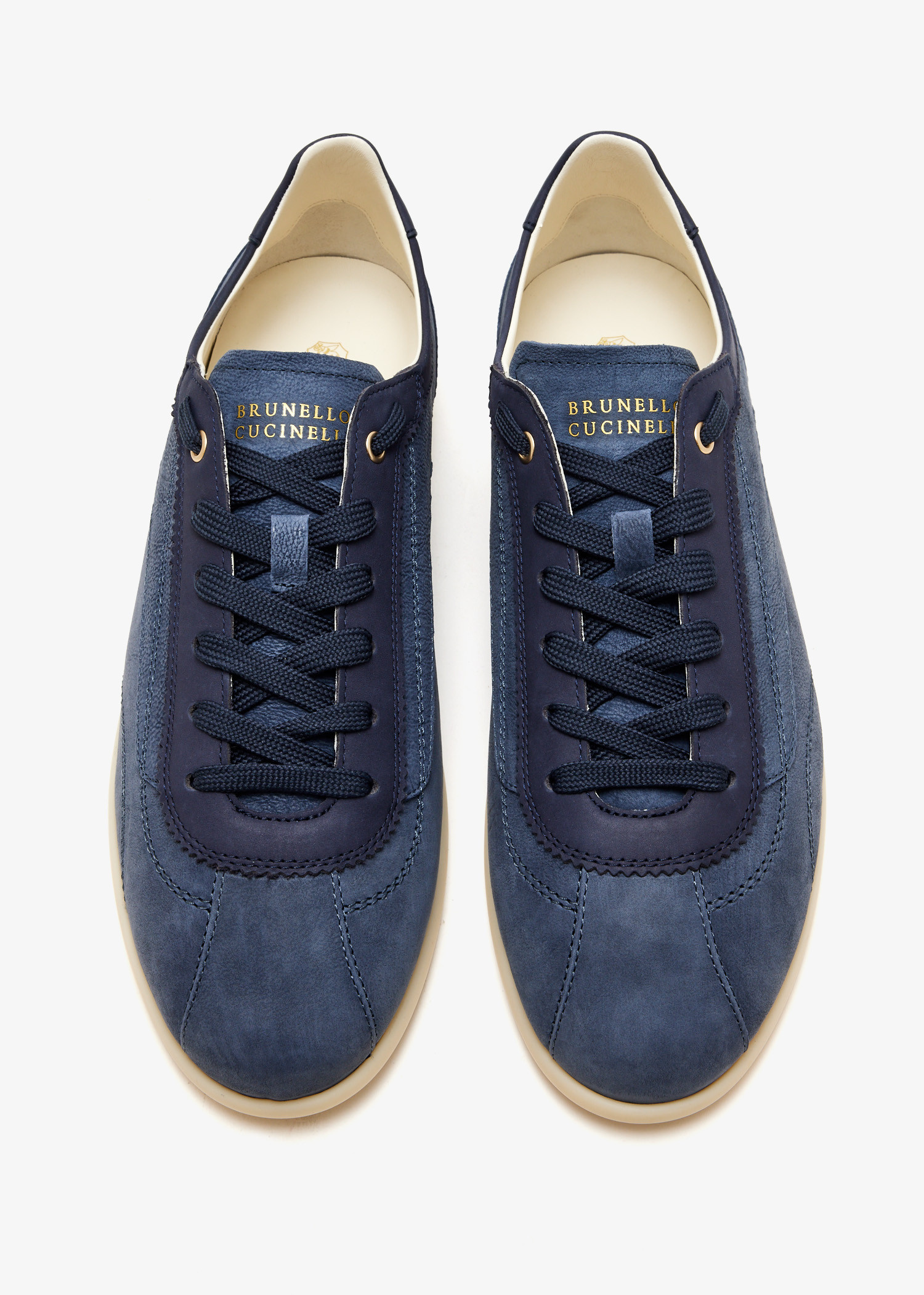【値下げ】『未使用に近い』Brunello Cucinelli NAVY Brunello Cucinelli Nubuck sneakers for Men - Navy in KSA | Level Shoes