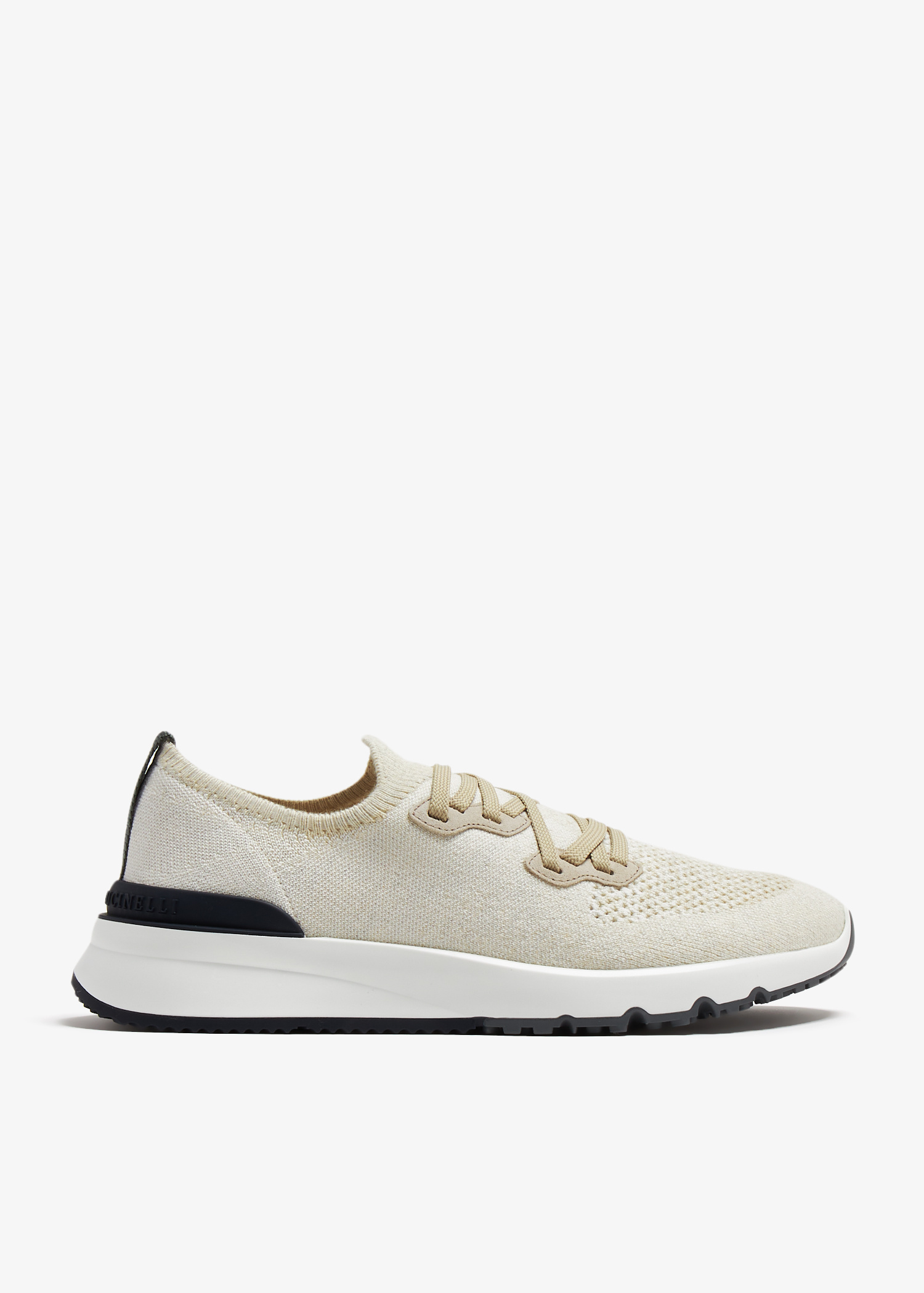 【送料&関税込】Brunello Cucinelli Knit Sneakers Brunello Cucinelli low-top Knitted Sneakers | Black | FARFETCH