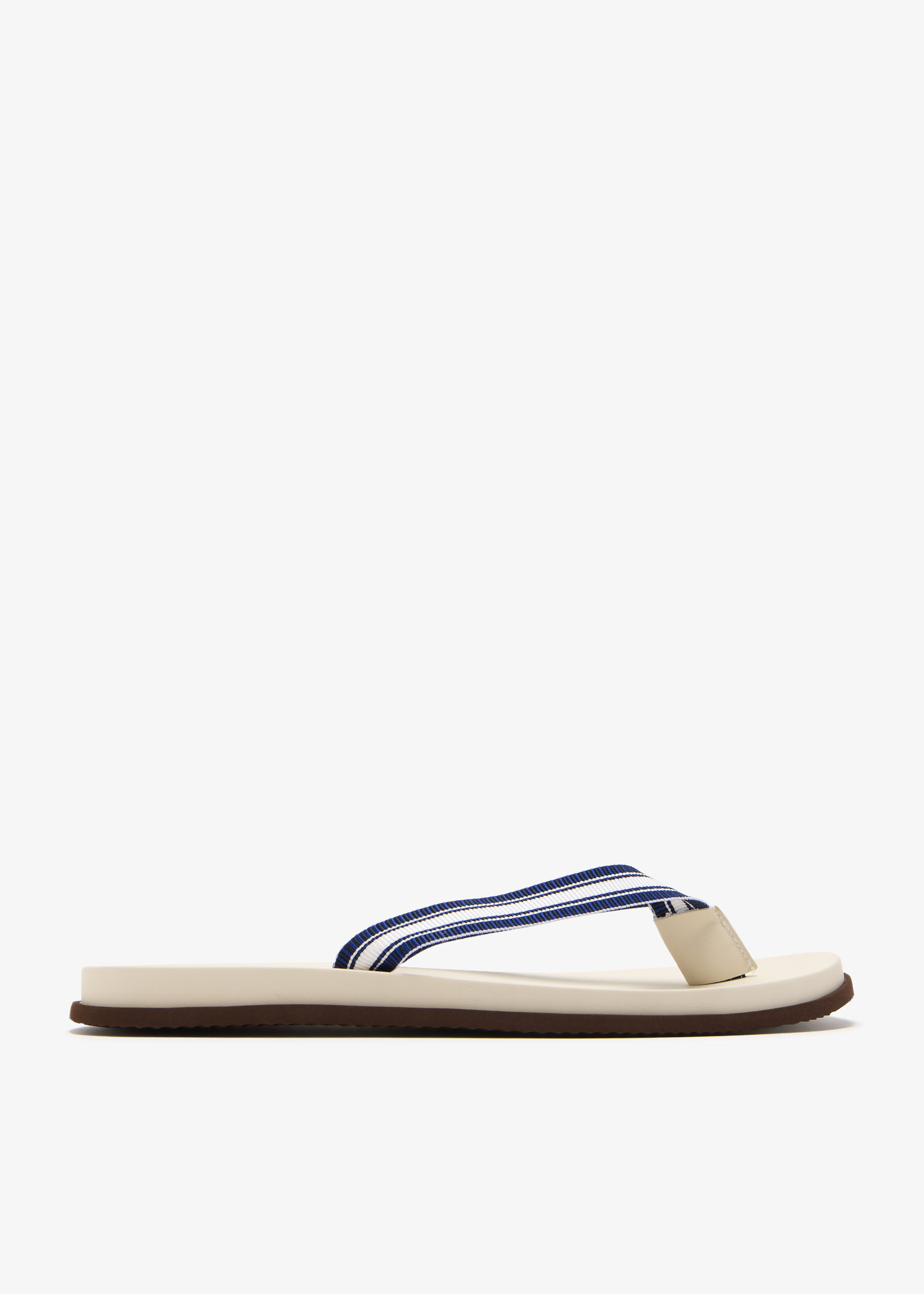 Brunello Cucinelli Grosgrain flip flops for Men - Blue in